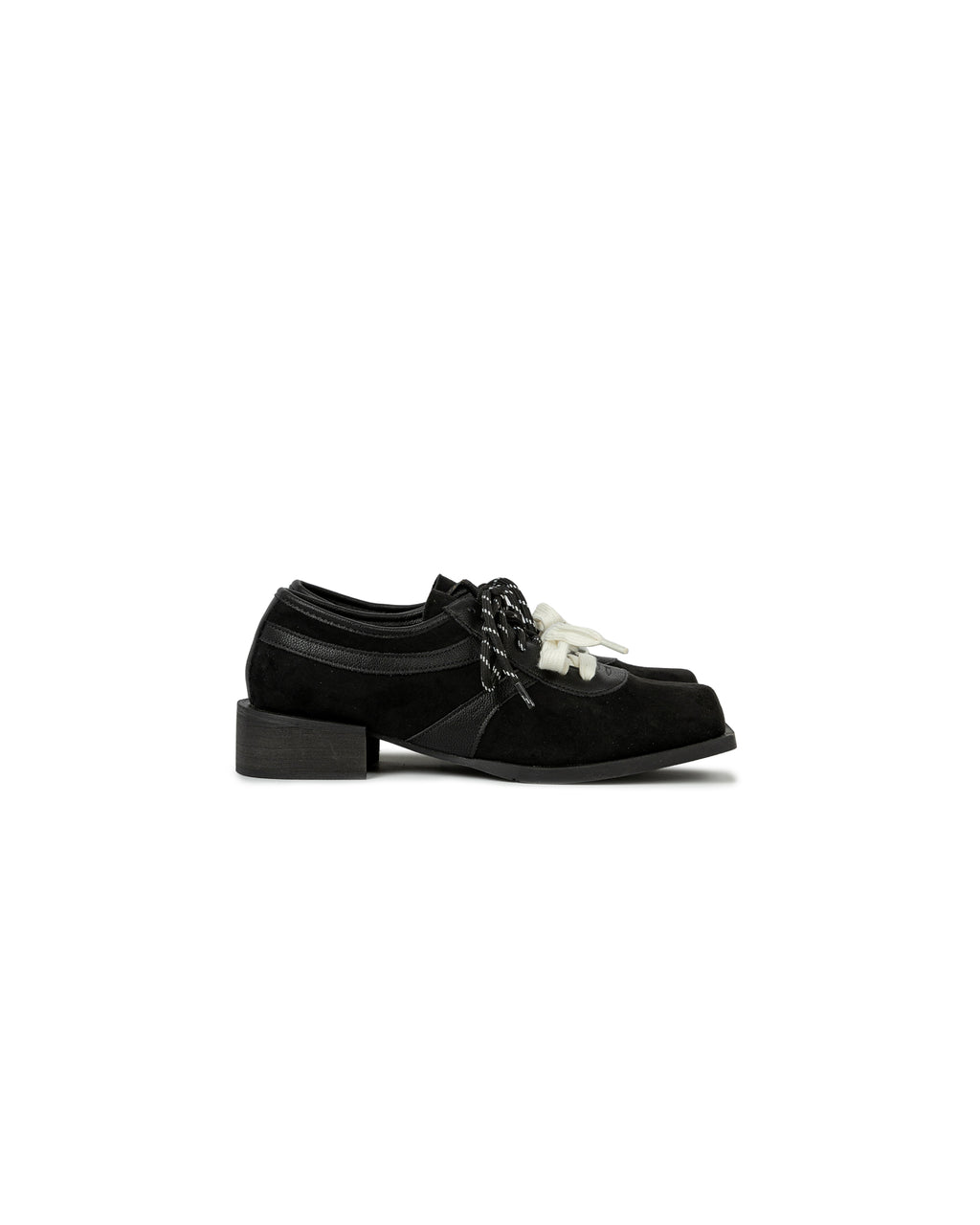 Dual Lace Suede Oxfords