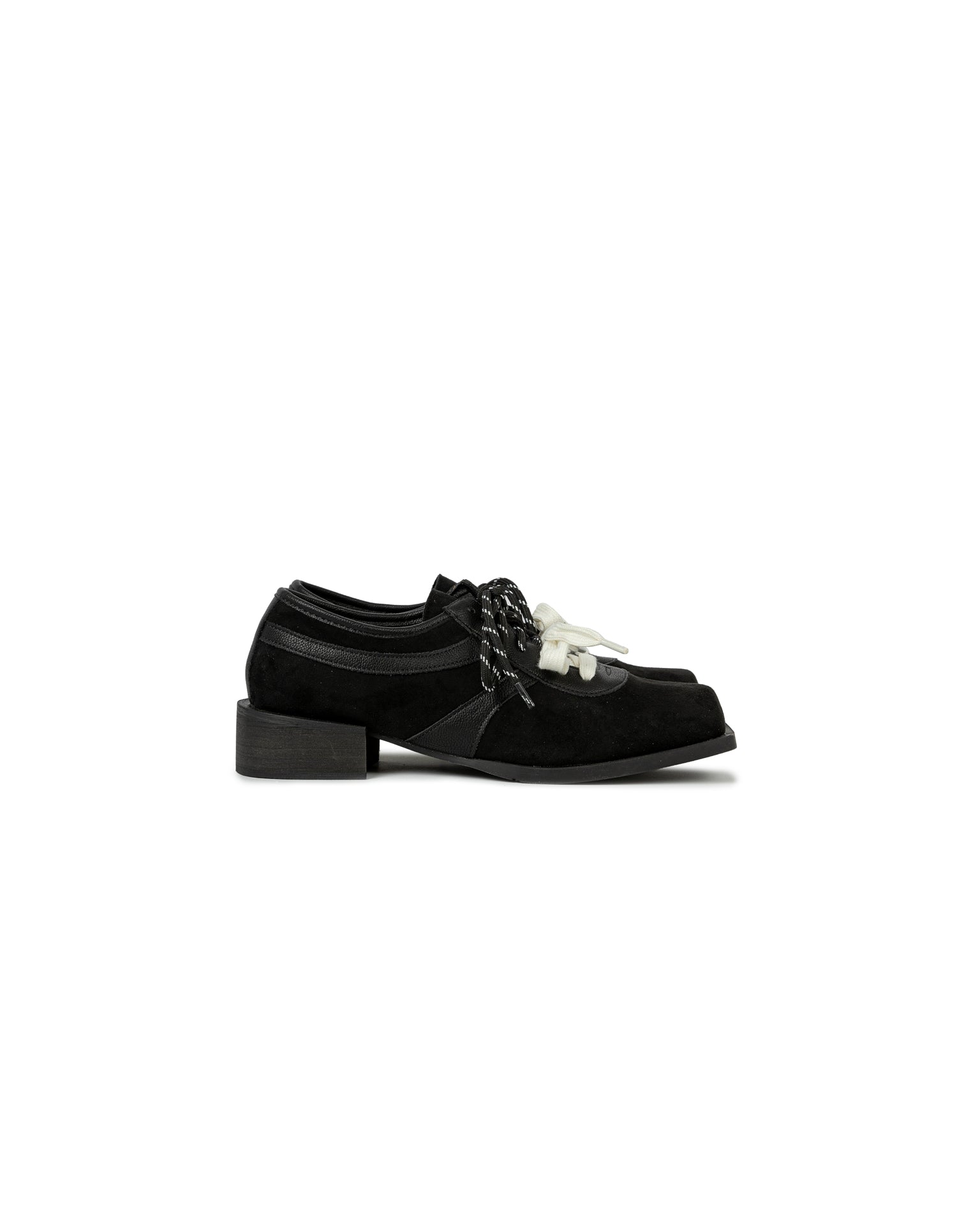 Dual Lace Suede Oxfords