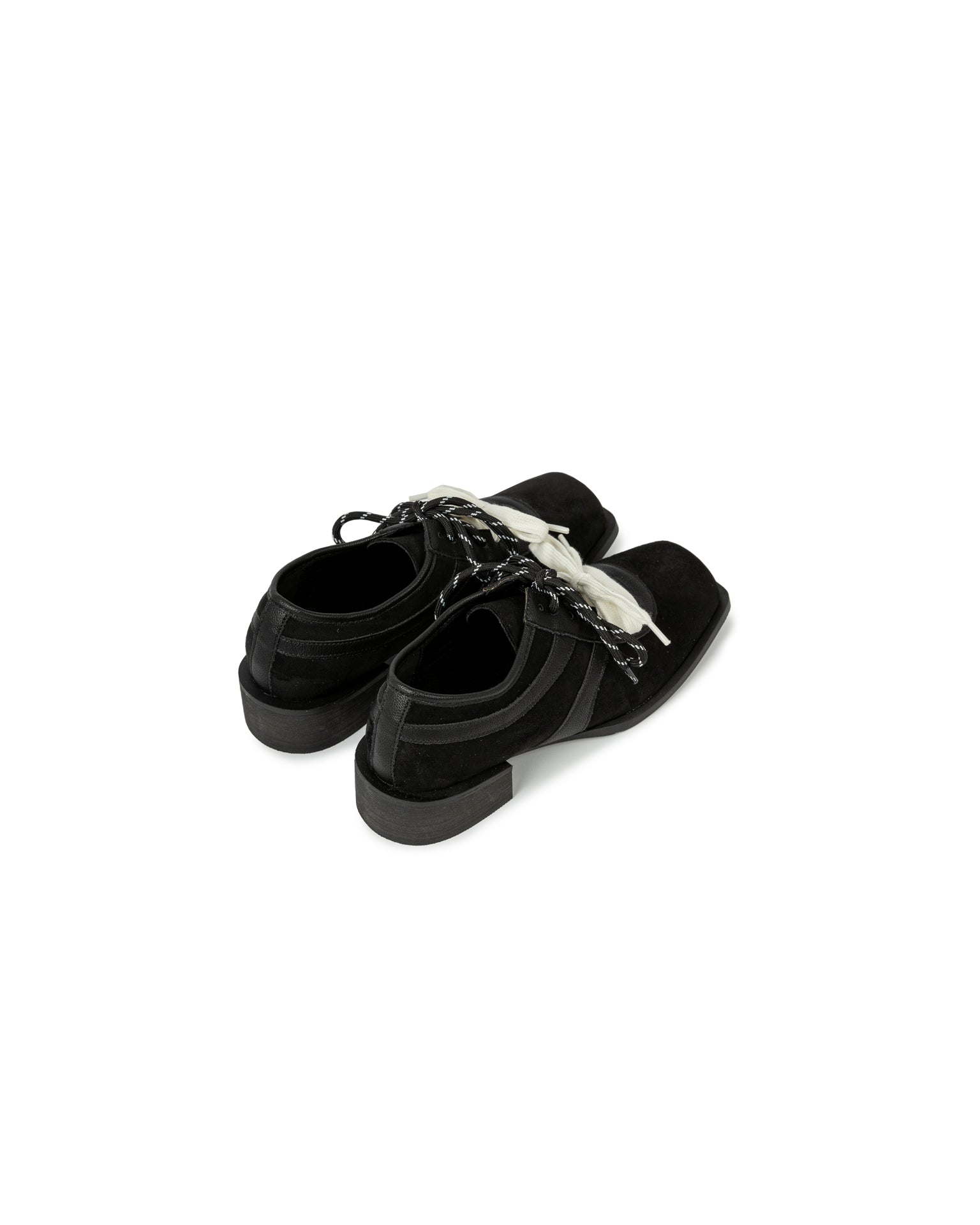 Dual Lace Suede Oxfords