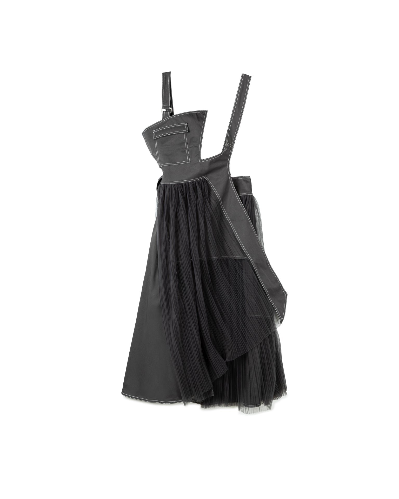 Patchwork Mesh Skirt