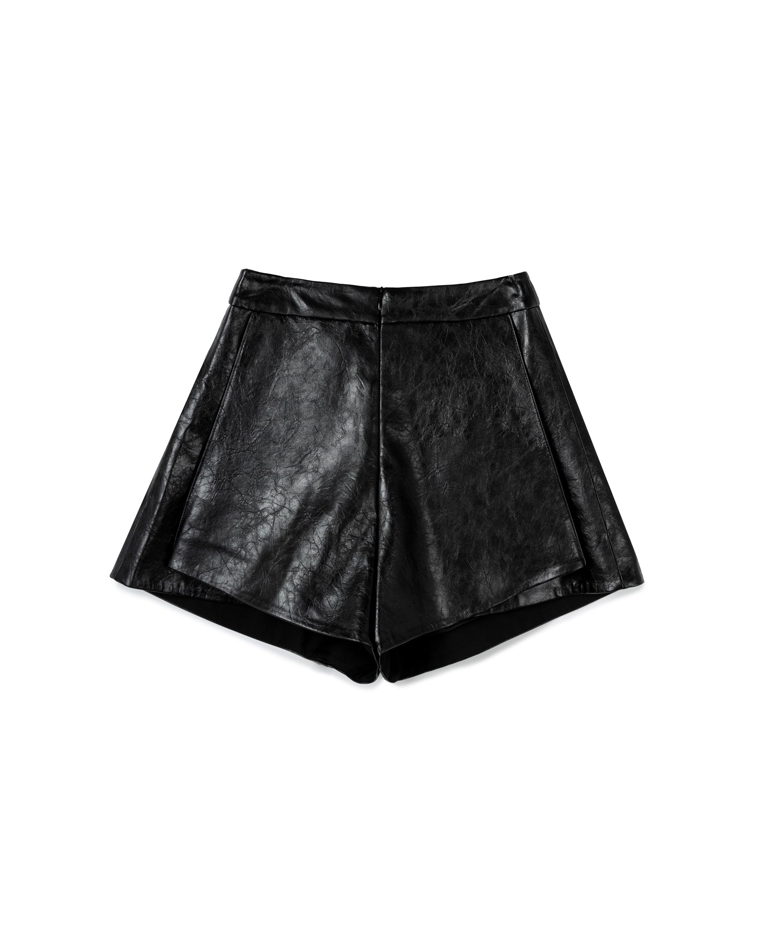 Leather Hight Waist Short