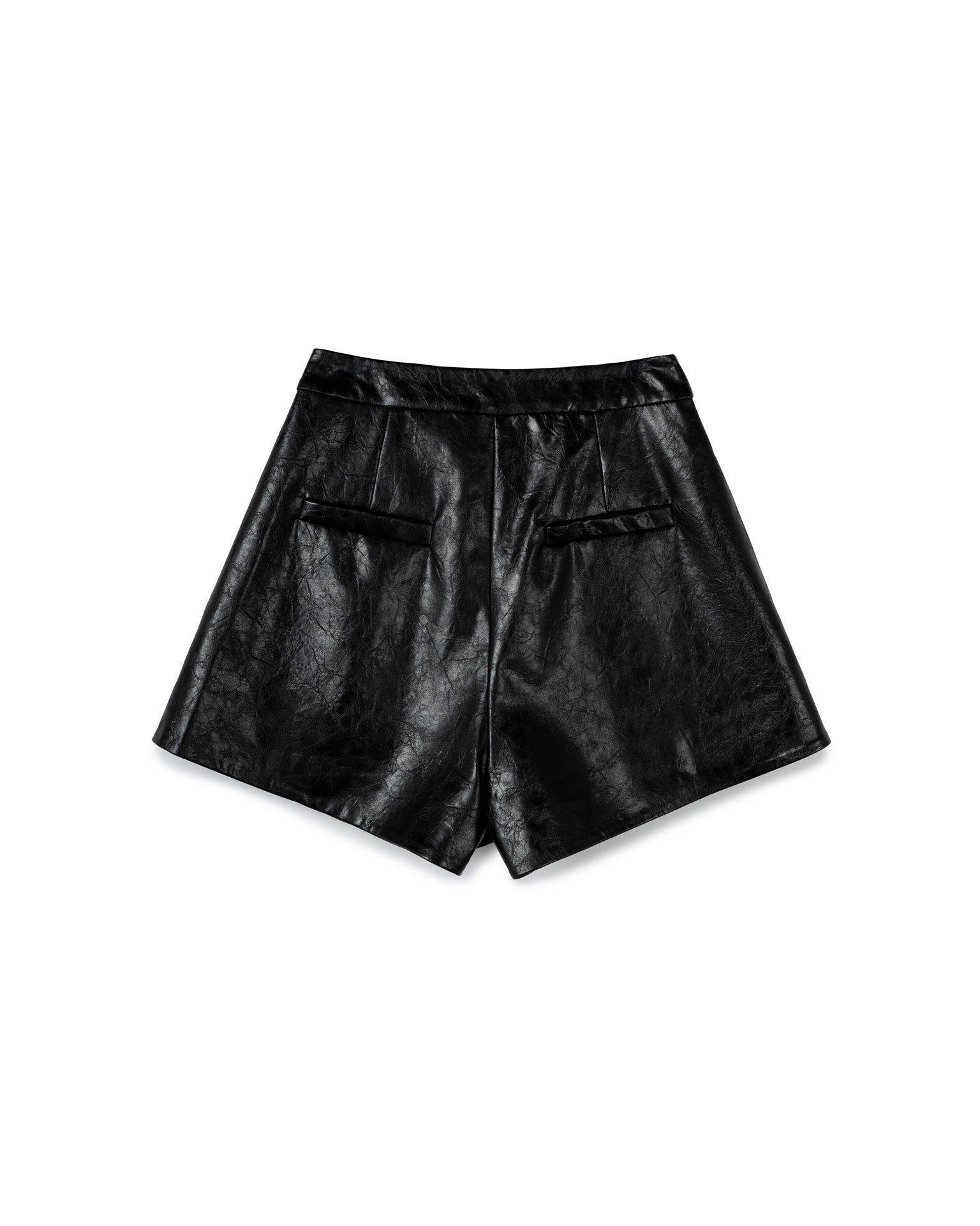 Leather Hight Waist Short