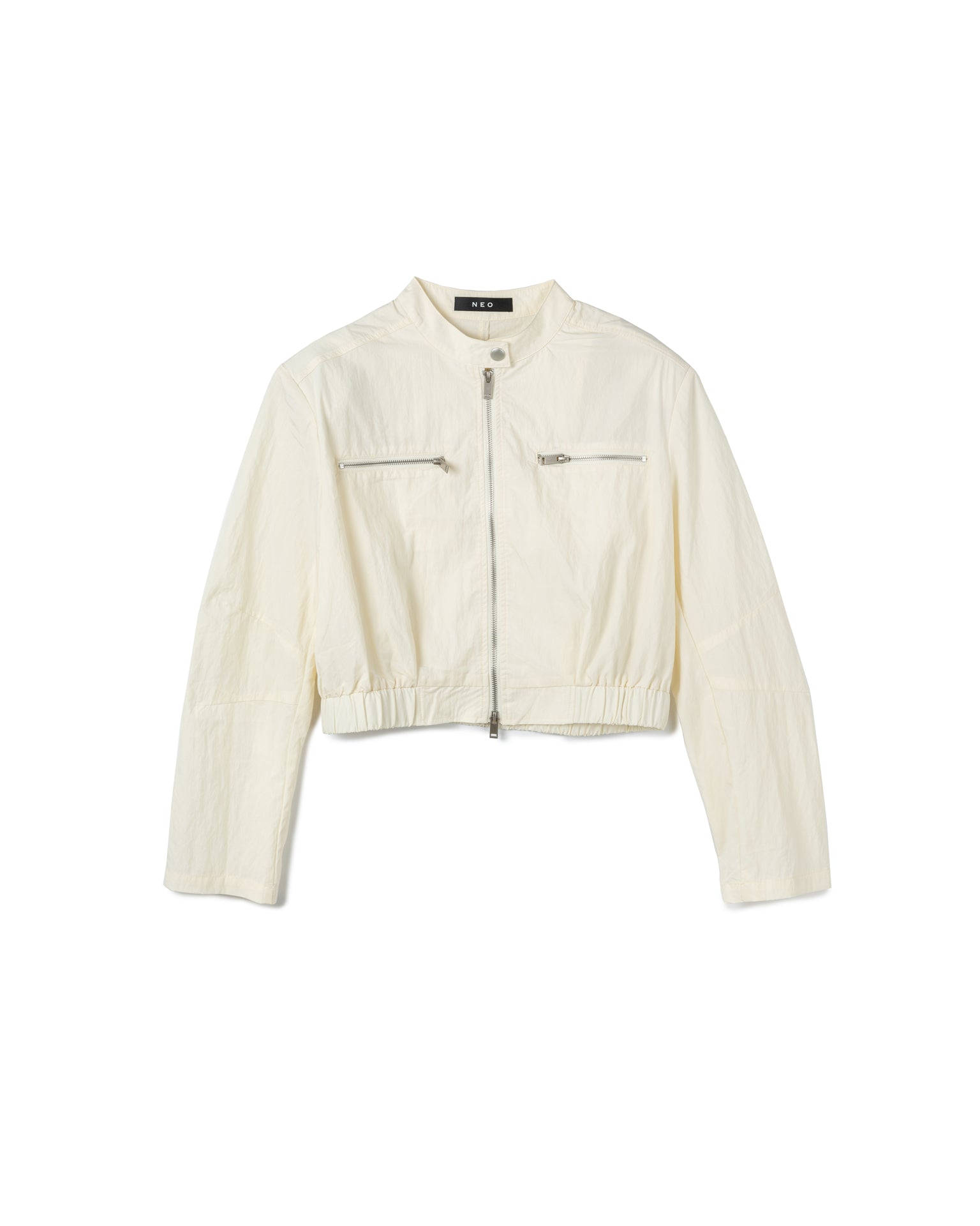 Zip-Up Cropped Jacket
