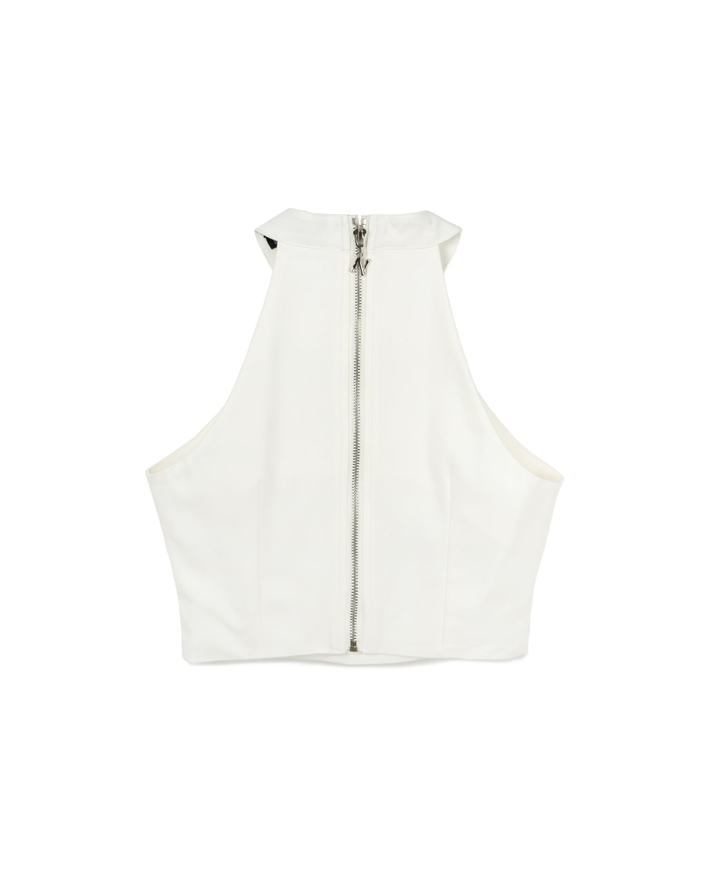 Back Zip Crop Top