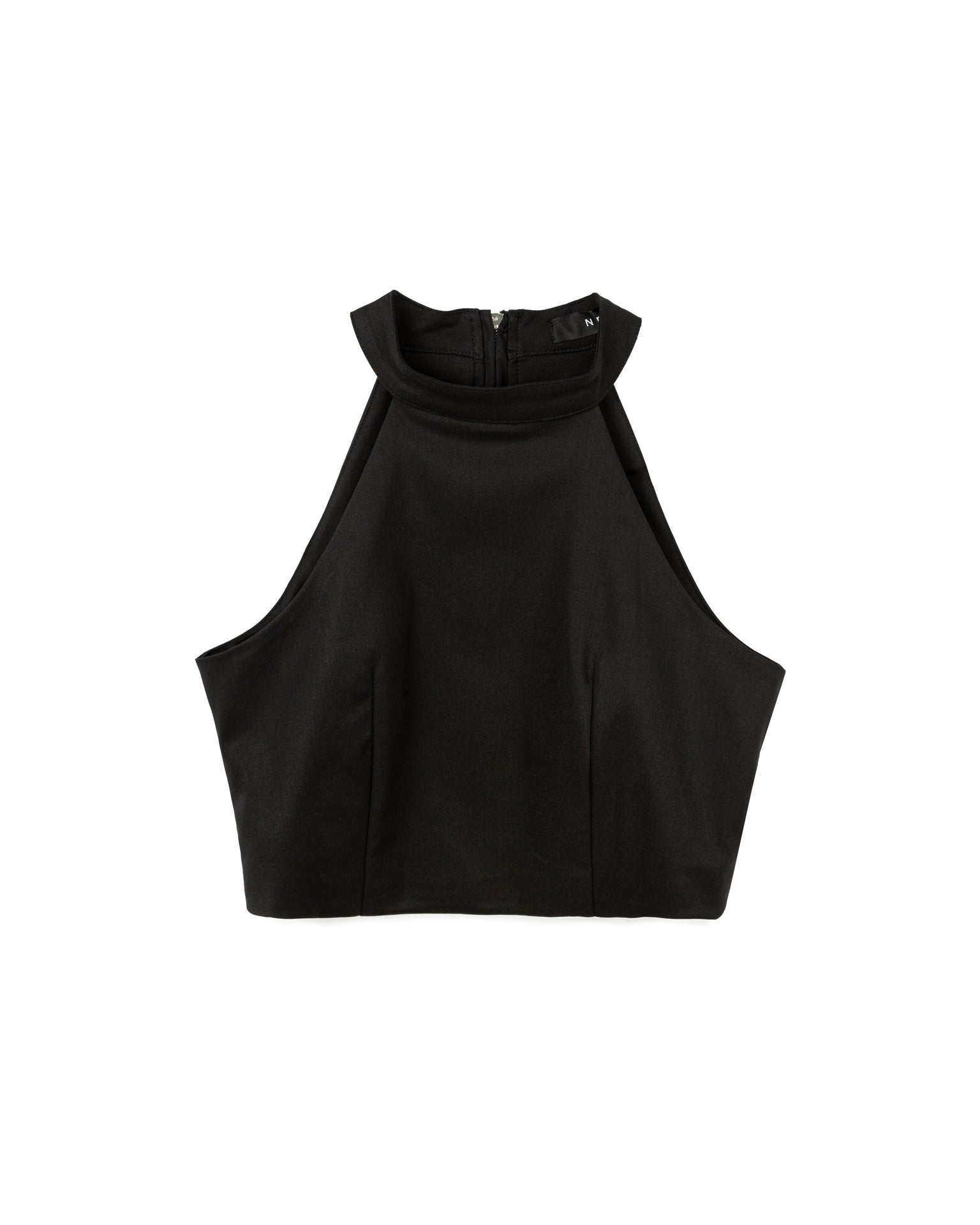 Back Zip Crop Top