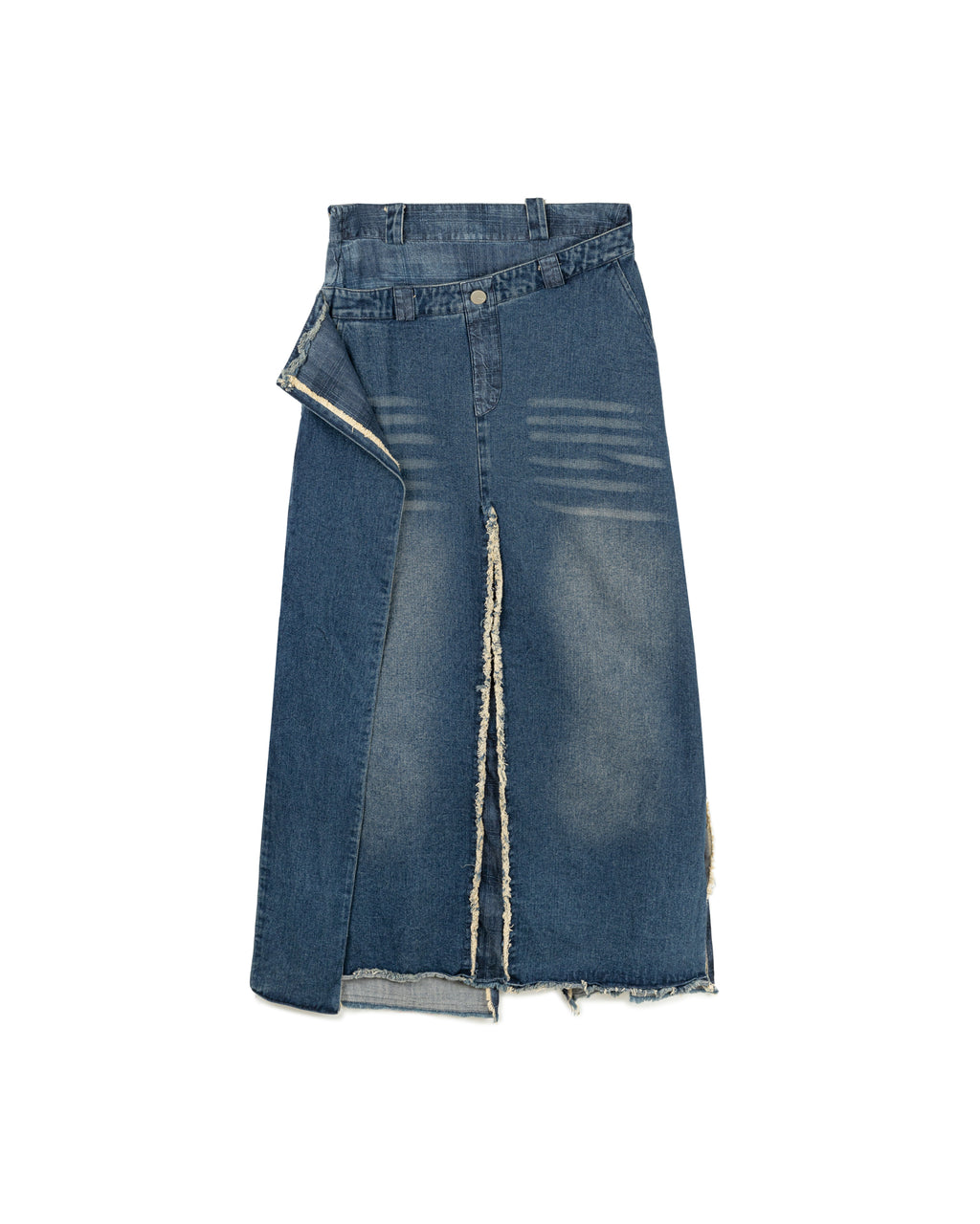Deconstructed Denim Skirt