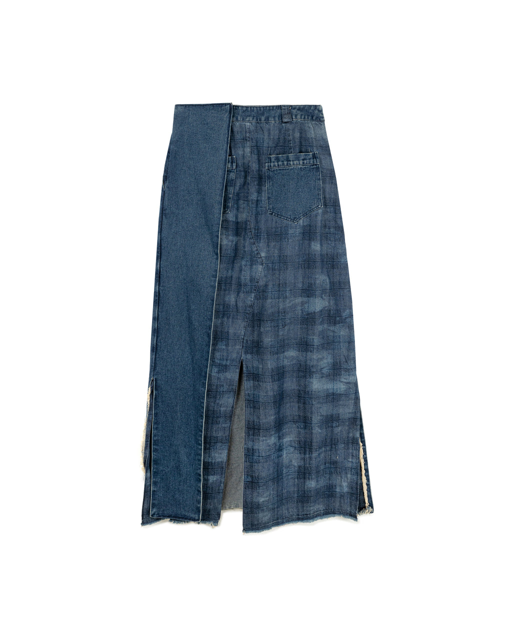 Deconstructed Denim Skirt