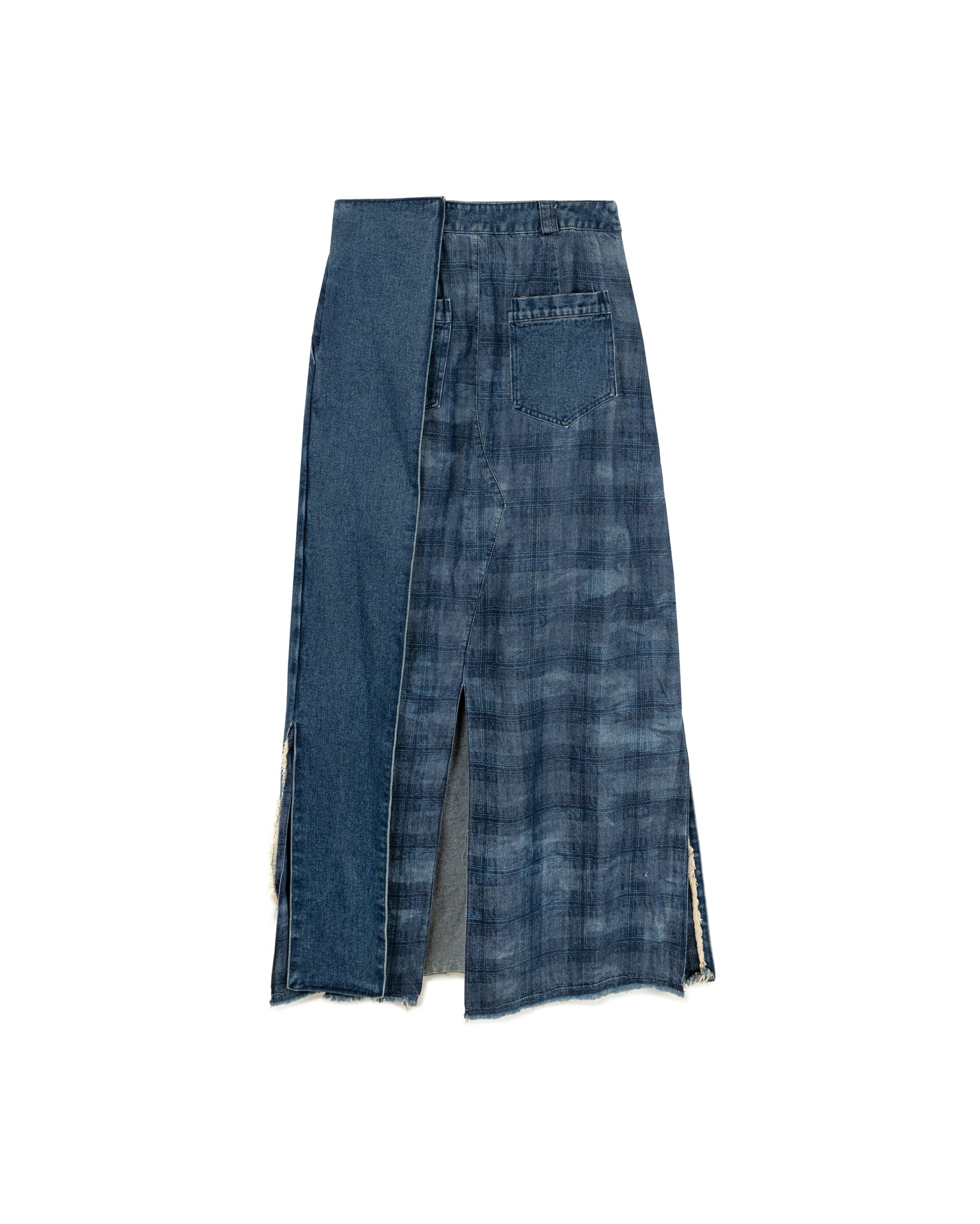 Deconstructed Denim Skirt