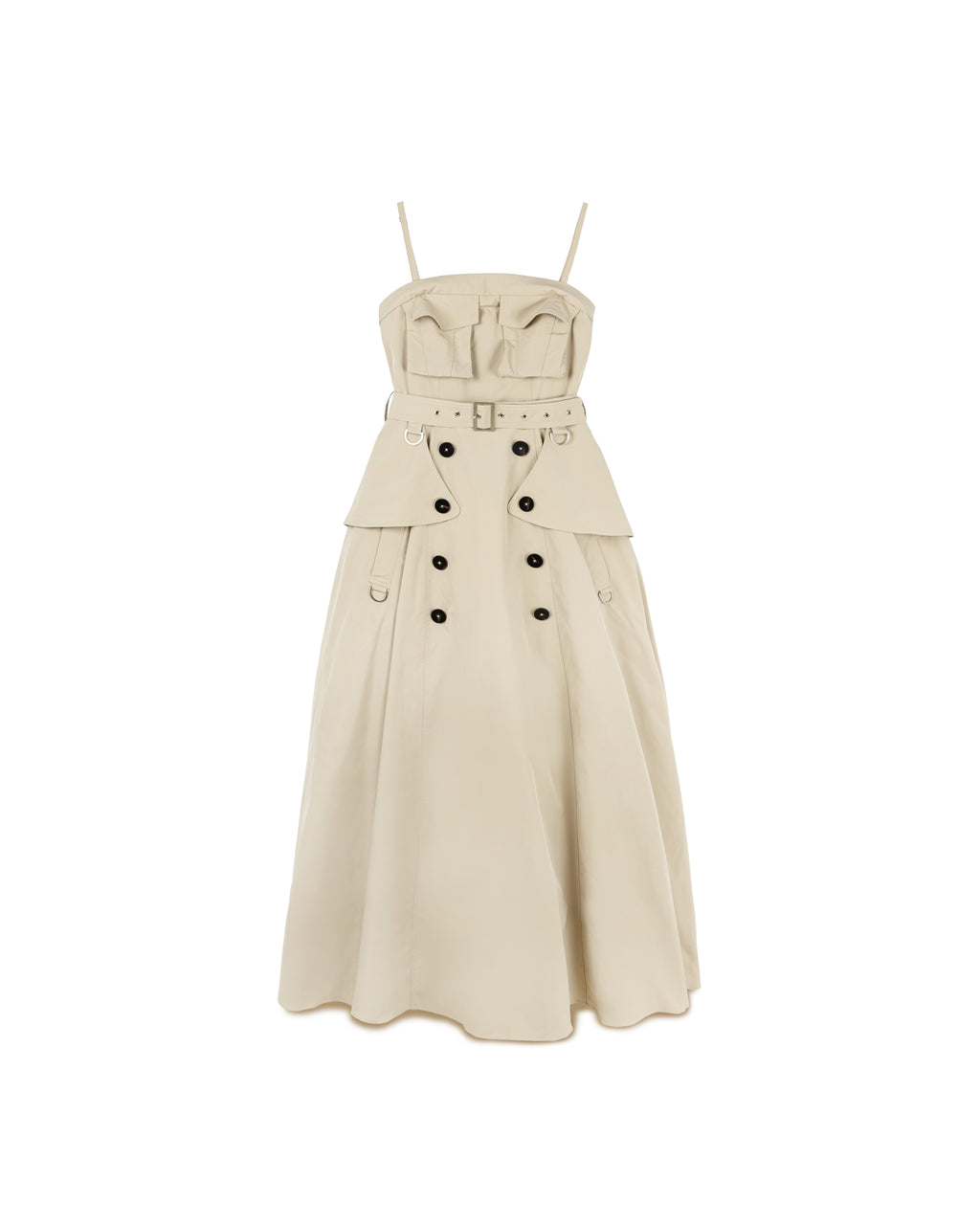Double-Breasted Trench Dress