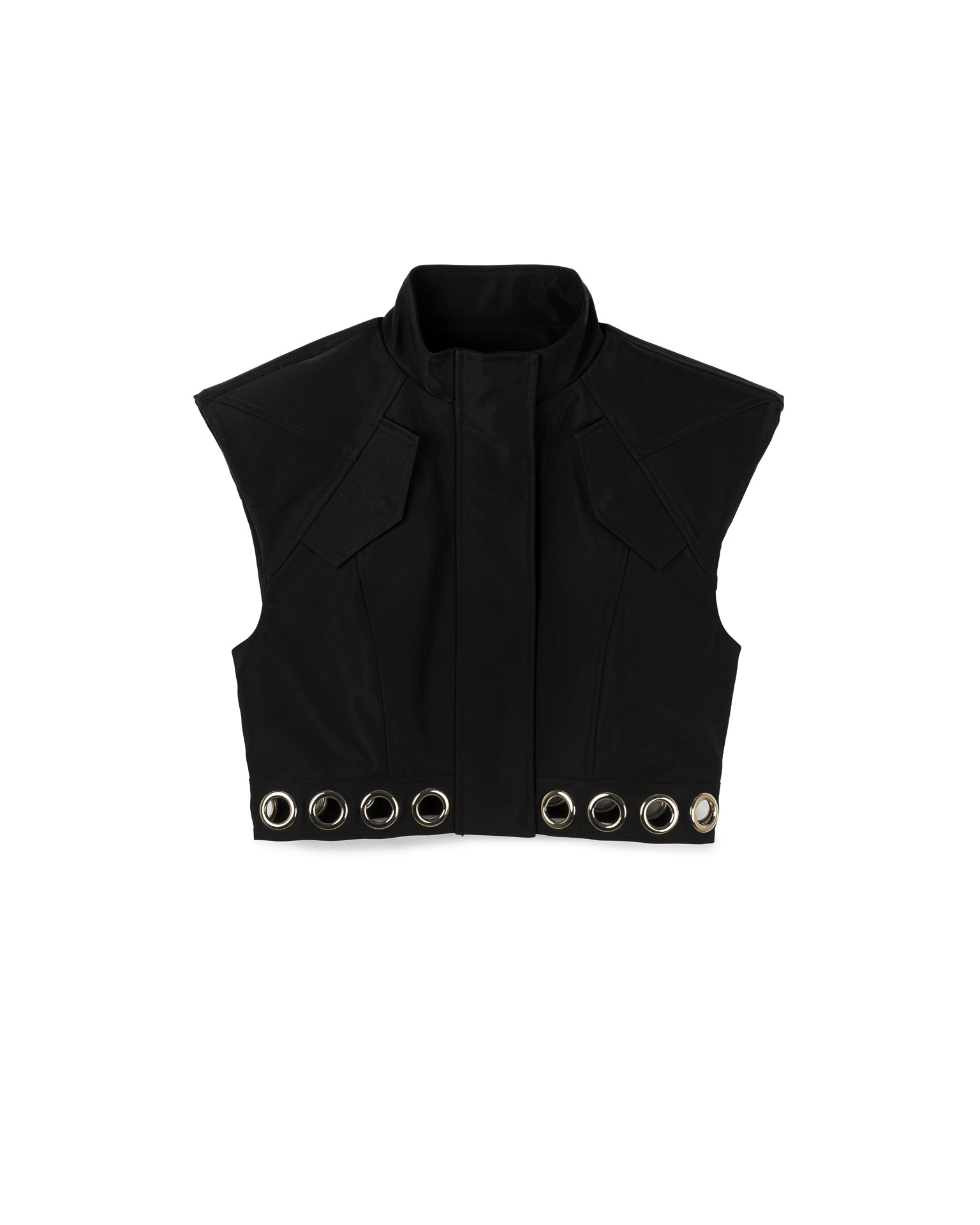 Structured Grommet Vest