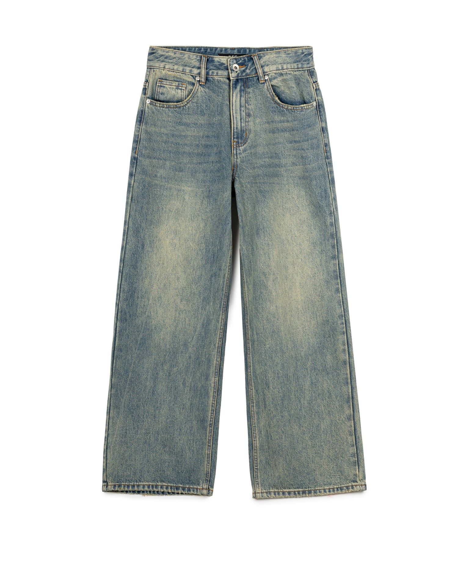 Straight Gradient Denim Pants