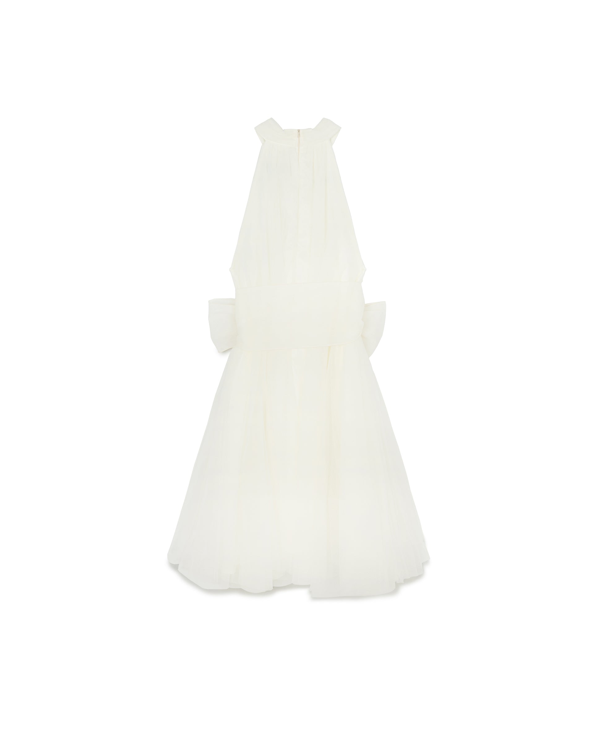 Tulle Bow Halter Dress
