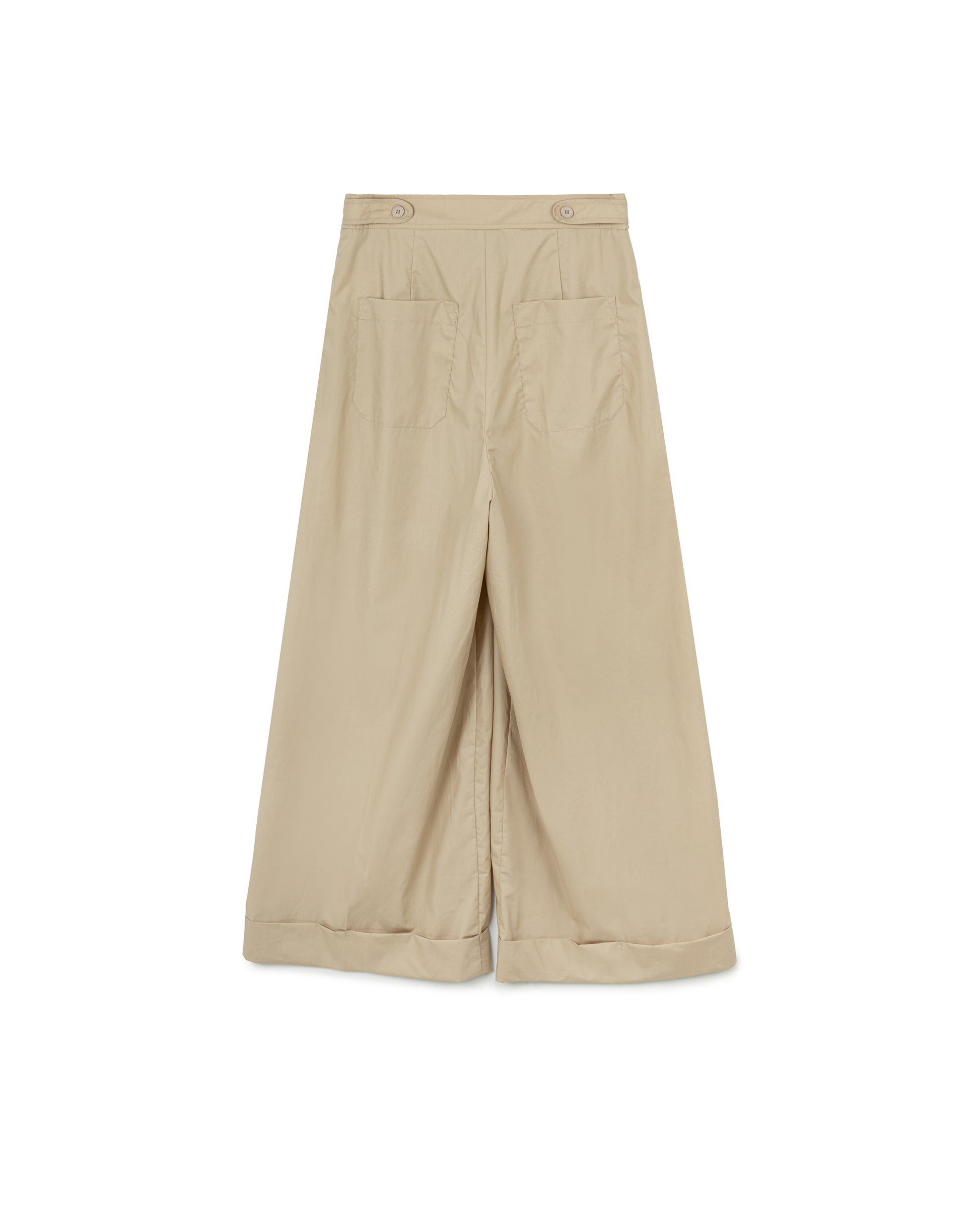 Cuffed Wide Leg Pants