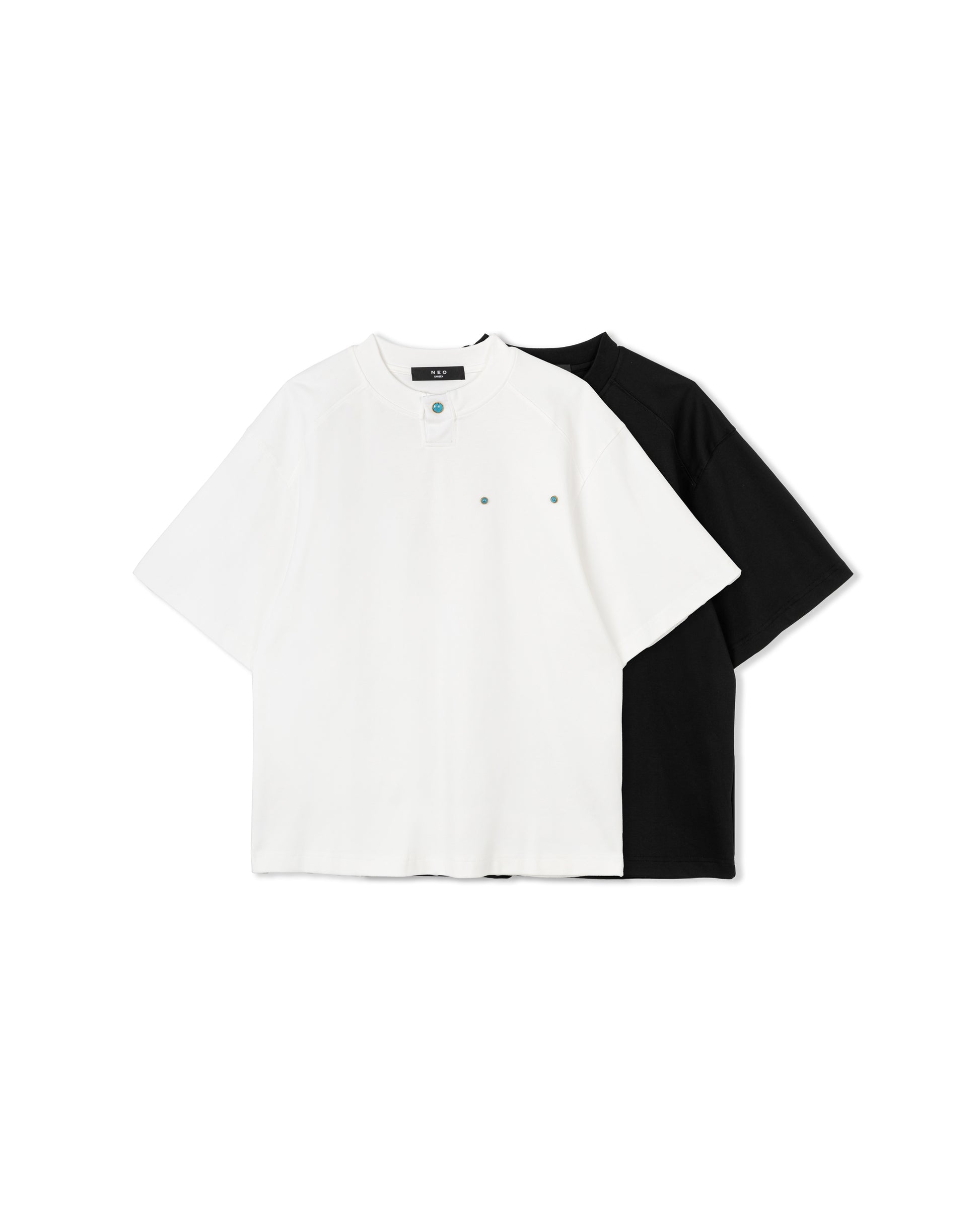Buttoned Oversize Tee