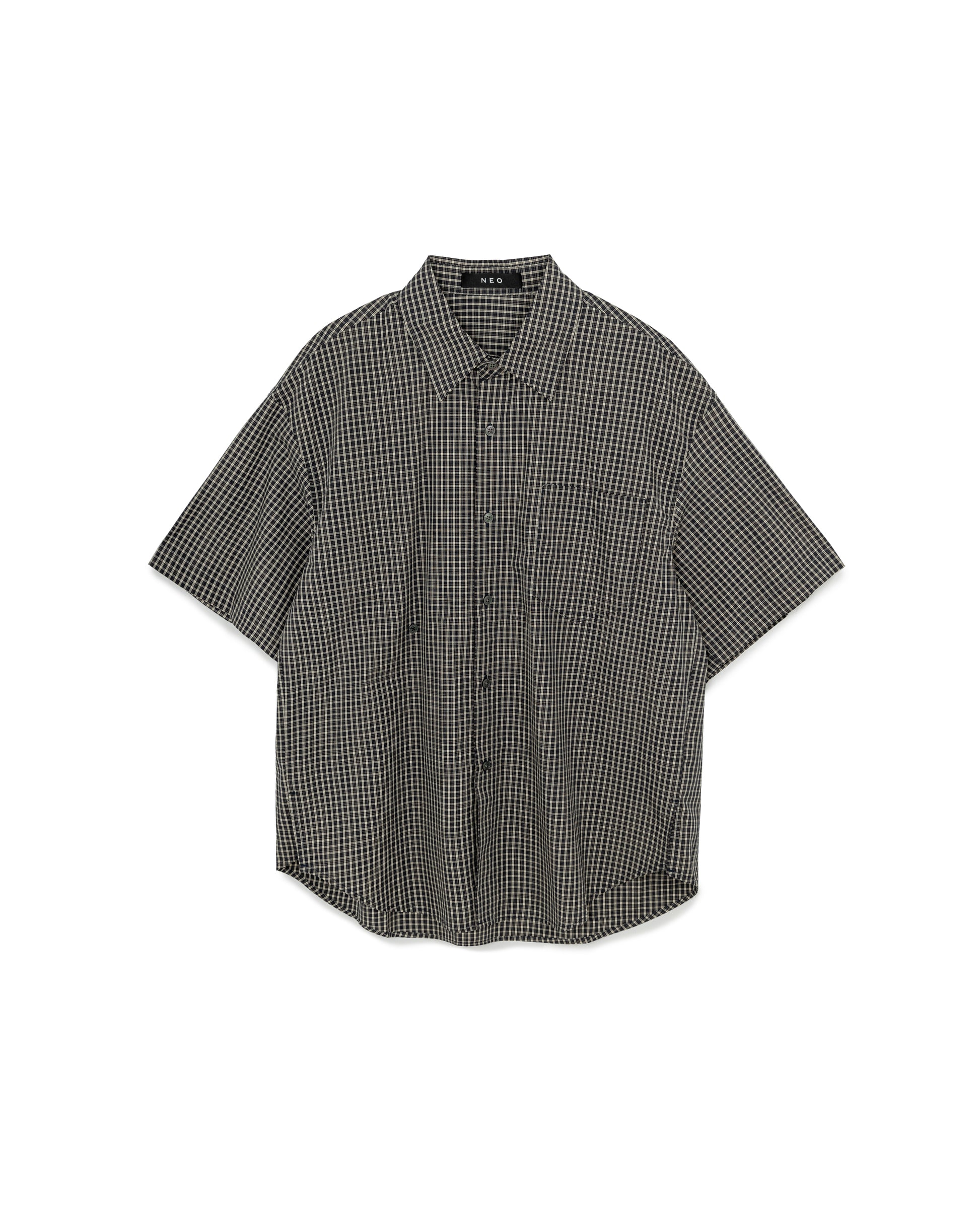 Boxy Grid Shirt