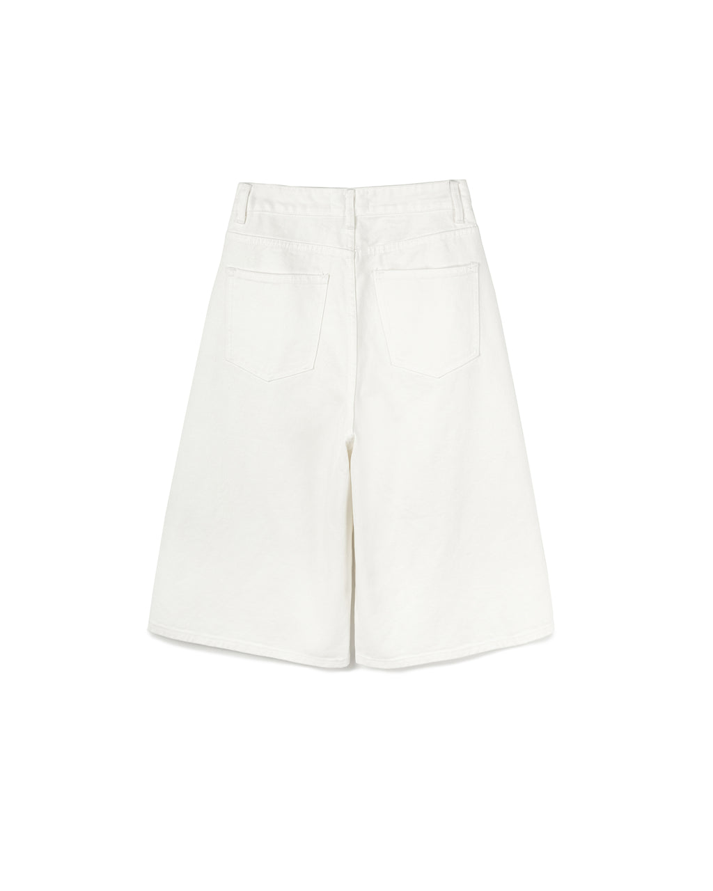 Straight Silhouette Denim Shorts