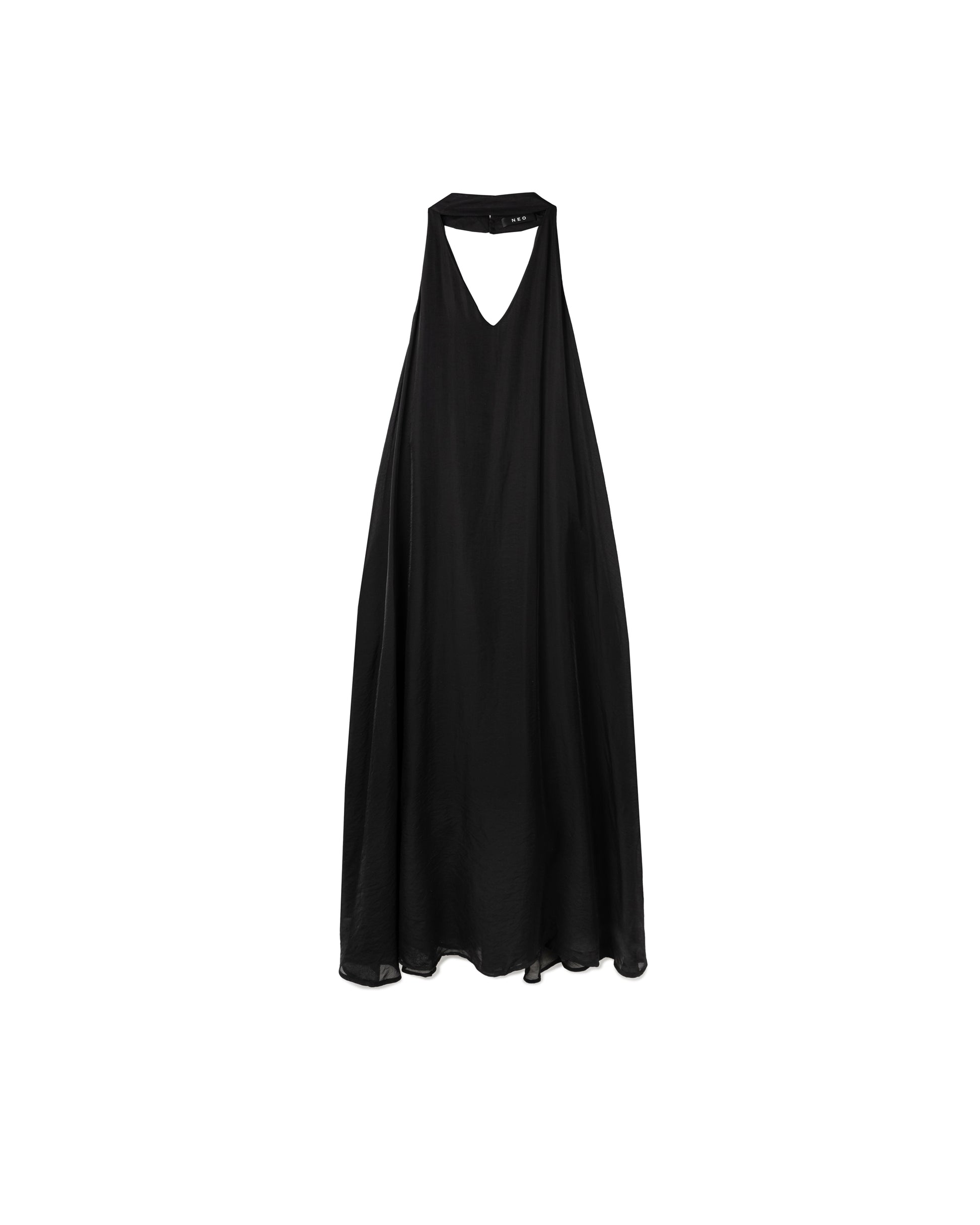 V-Neck Backless Dress