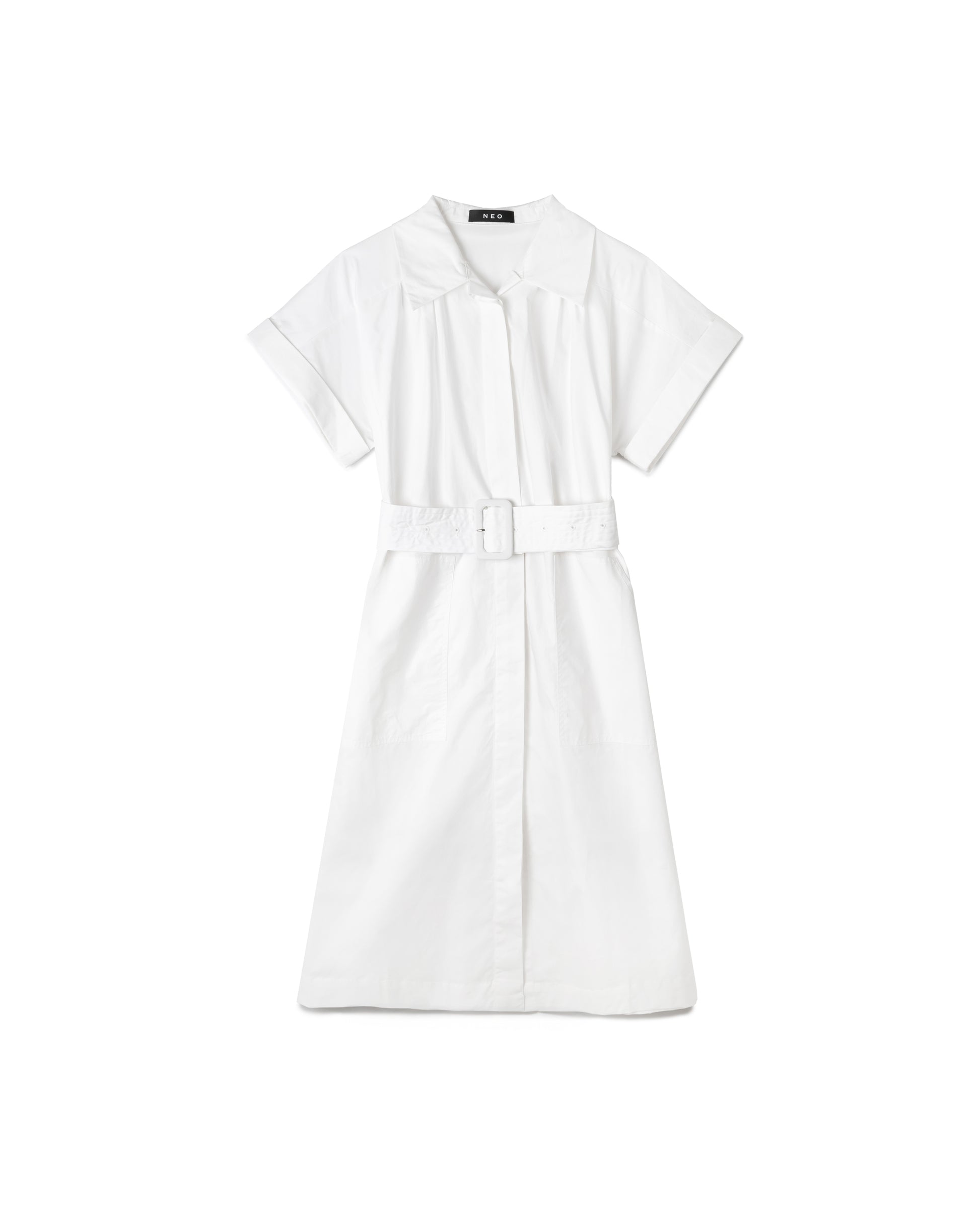 Belted Shirt Dress