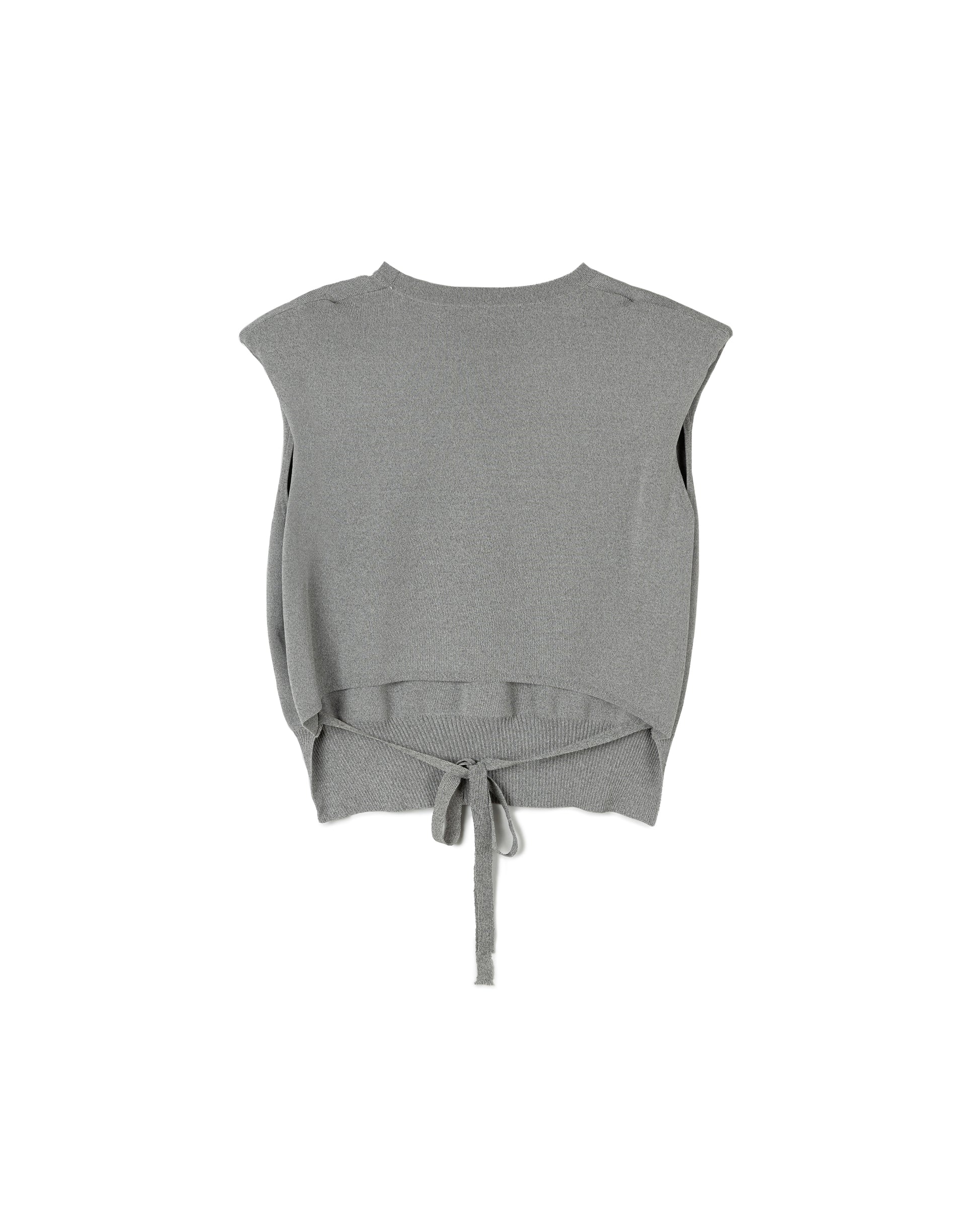 Back-Tie Knit Top