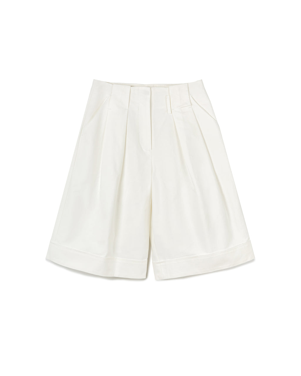 Structured Pleat Shorts