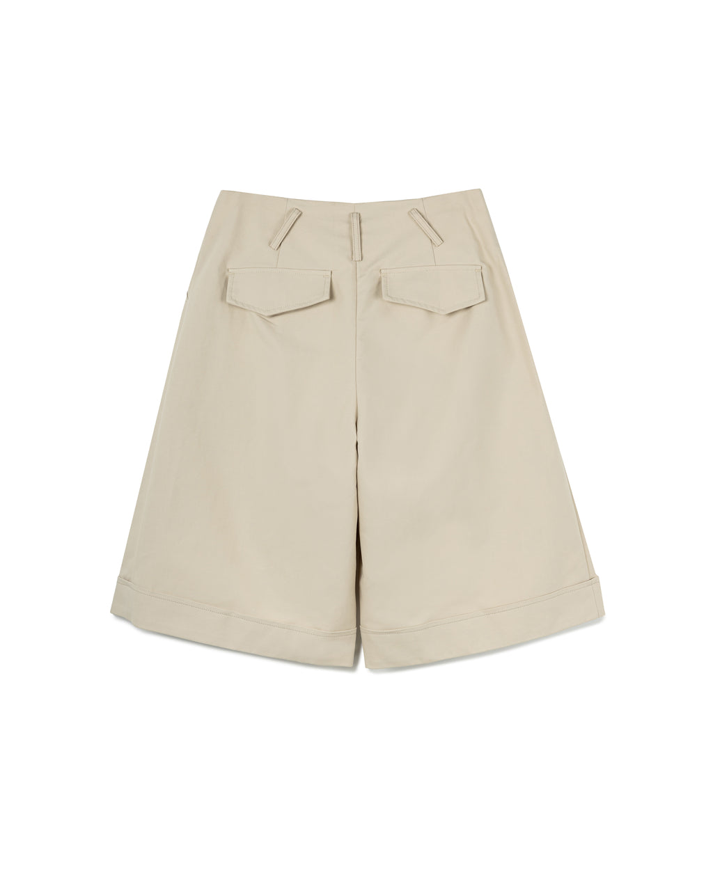 Structured Pleat Shorts