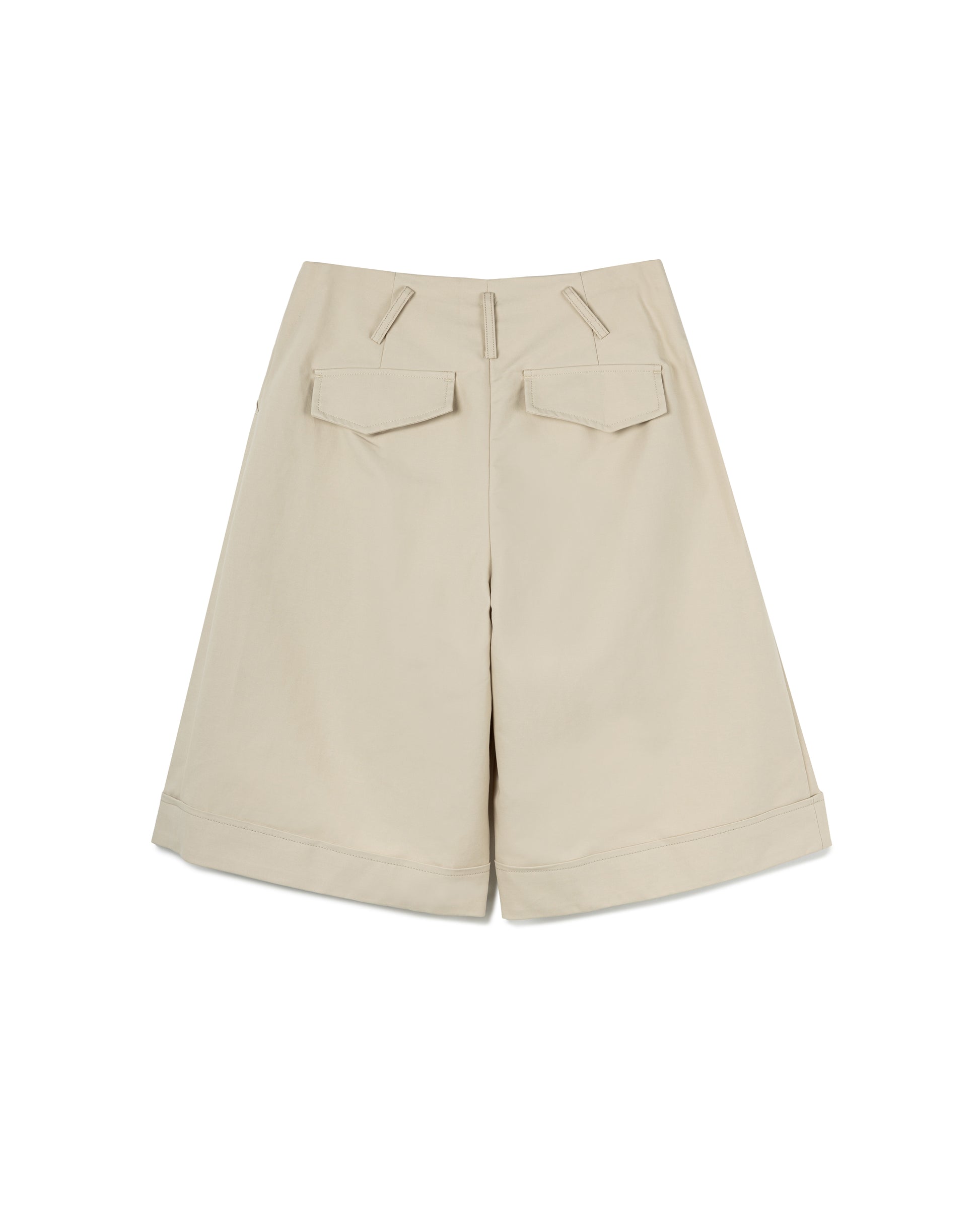 Structured Pleat Shorts