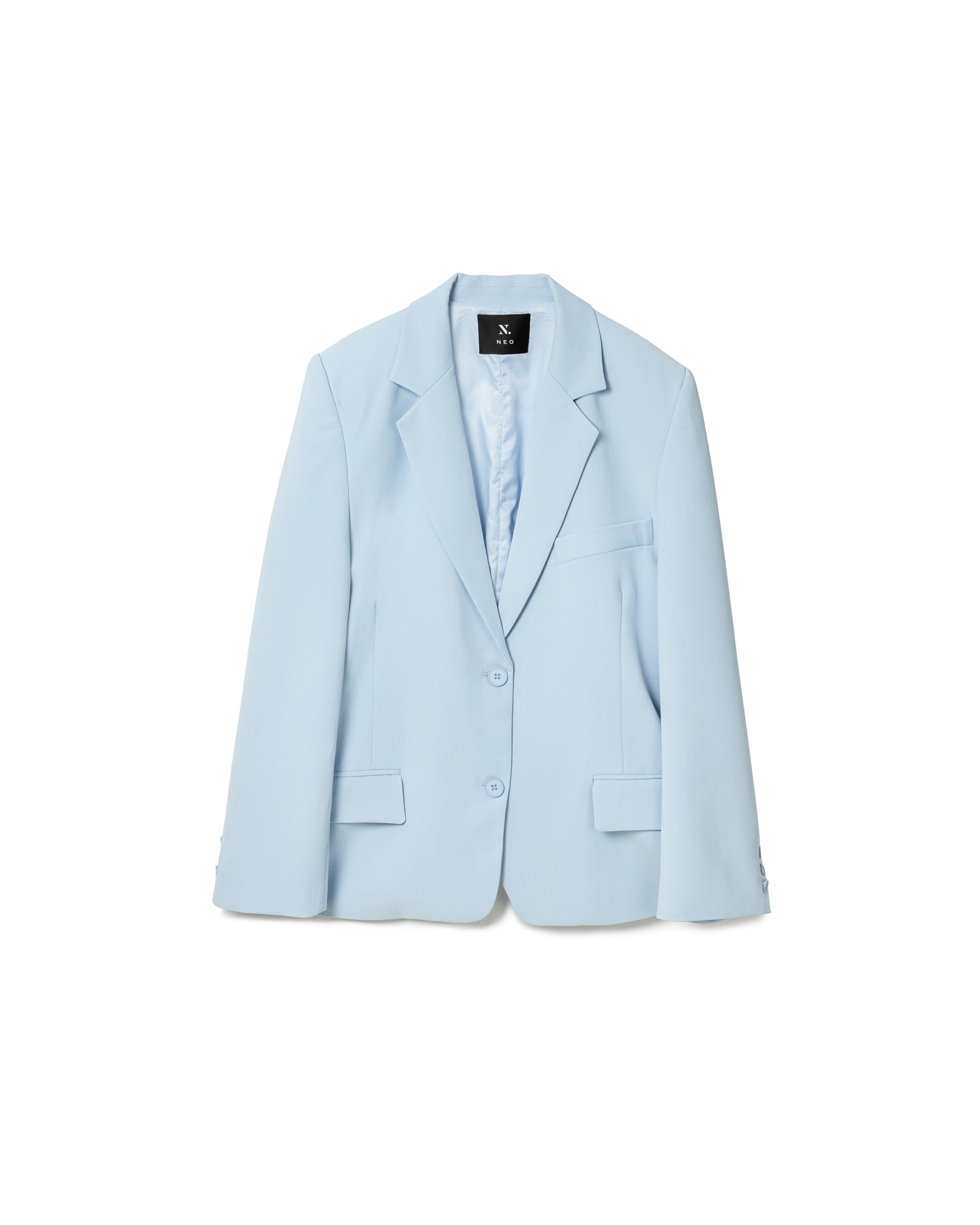 V-Collared Oversized Blazer