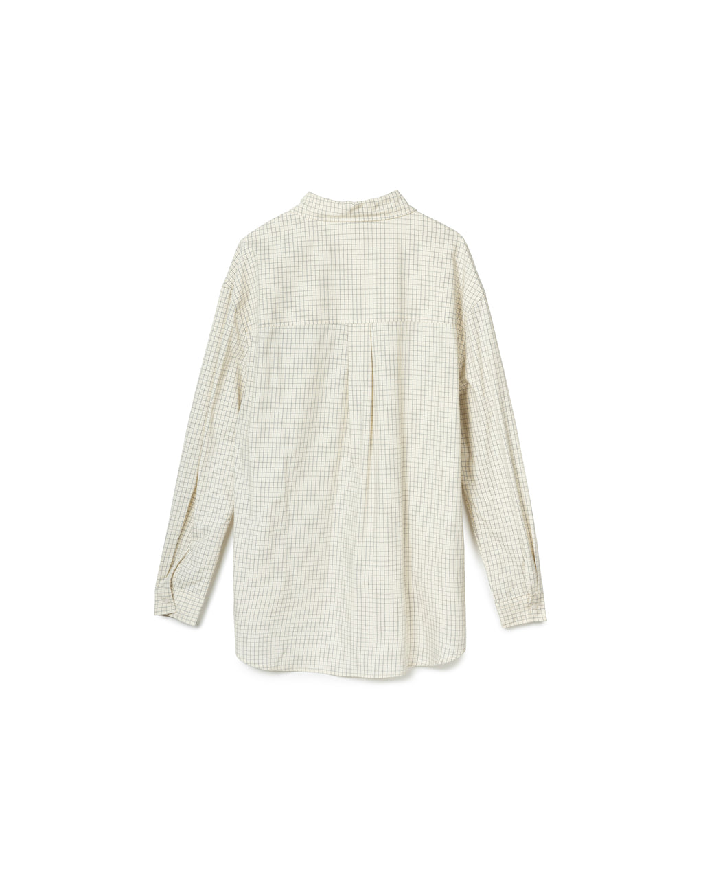 Grid Pattern Oversized Shirt
