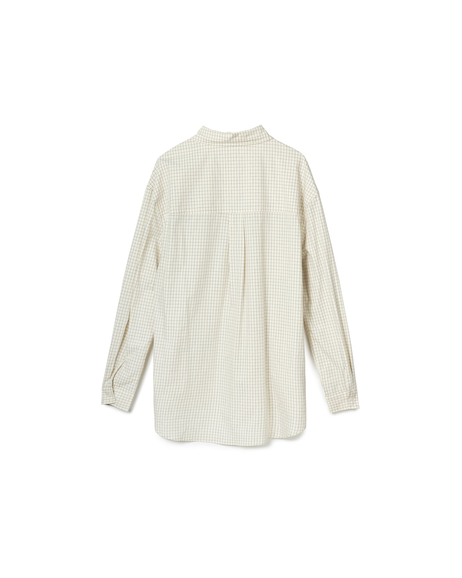 Grid Pattern Oversized Shirt