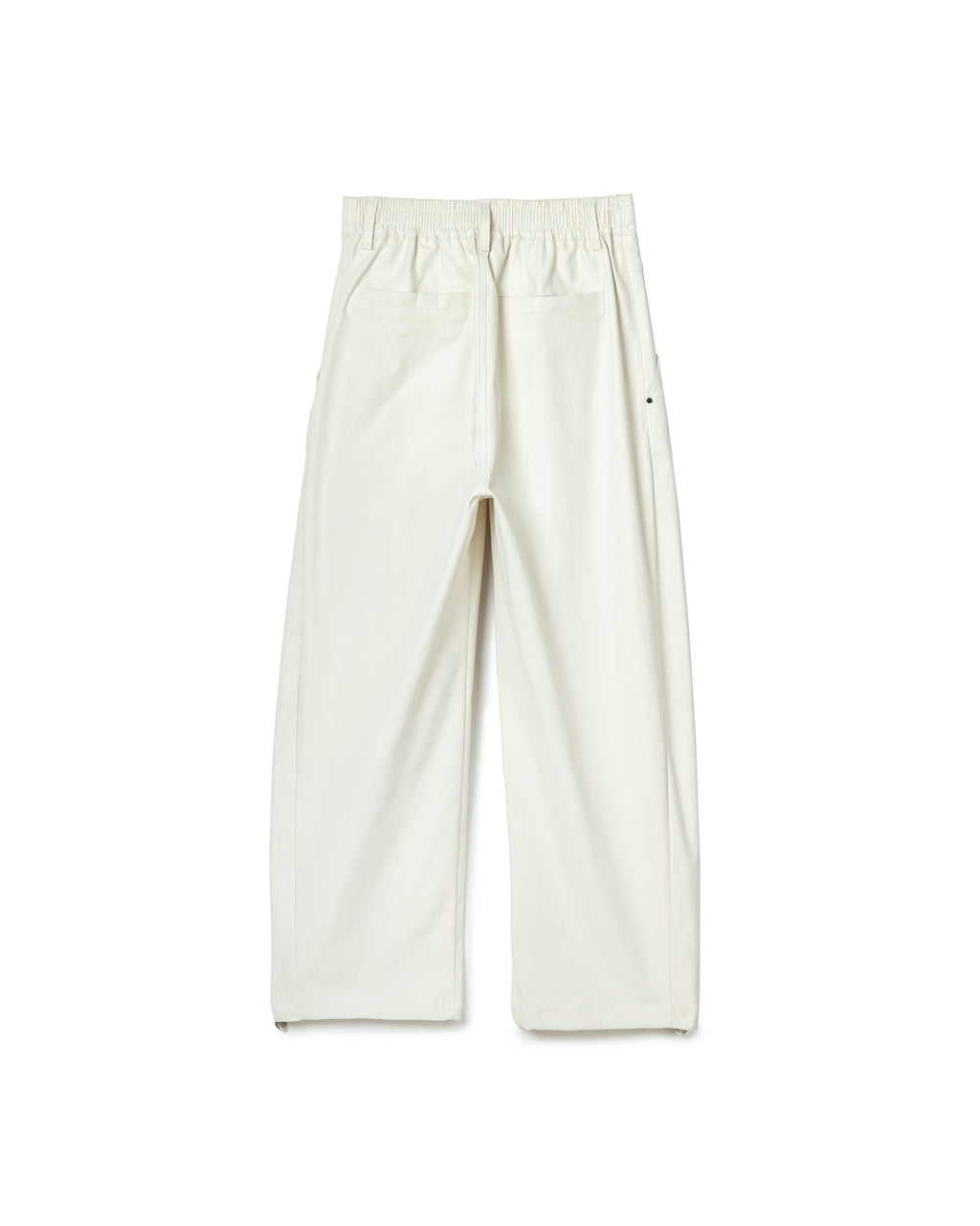 Structured Barrel-Leg Pants