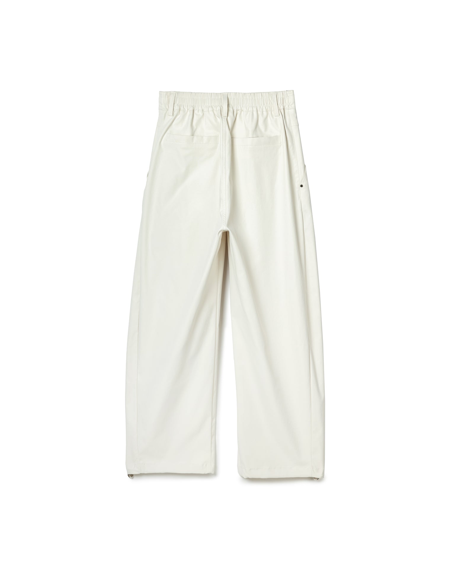 Structured Barrel-Leg Pants