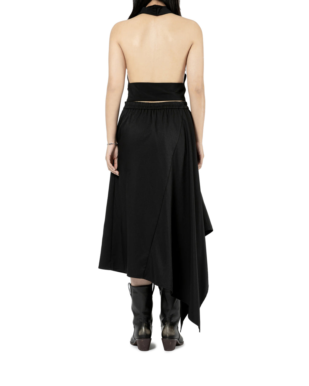 Asymmetric Midi Skirt