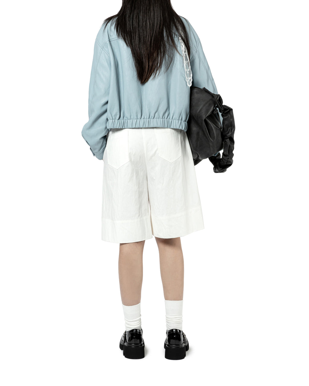 Minimalist Collarless Jacket