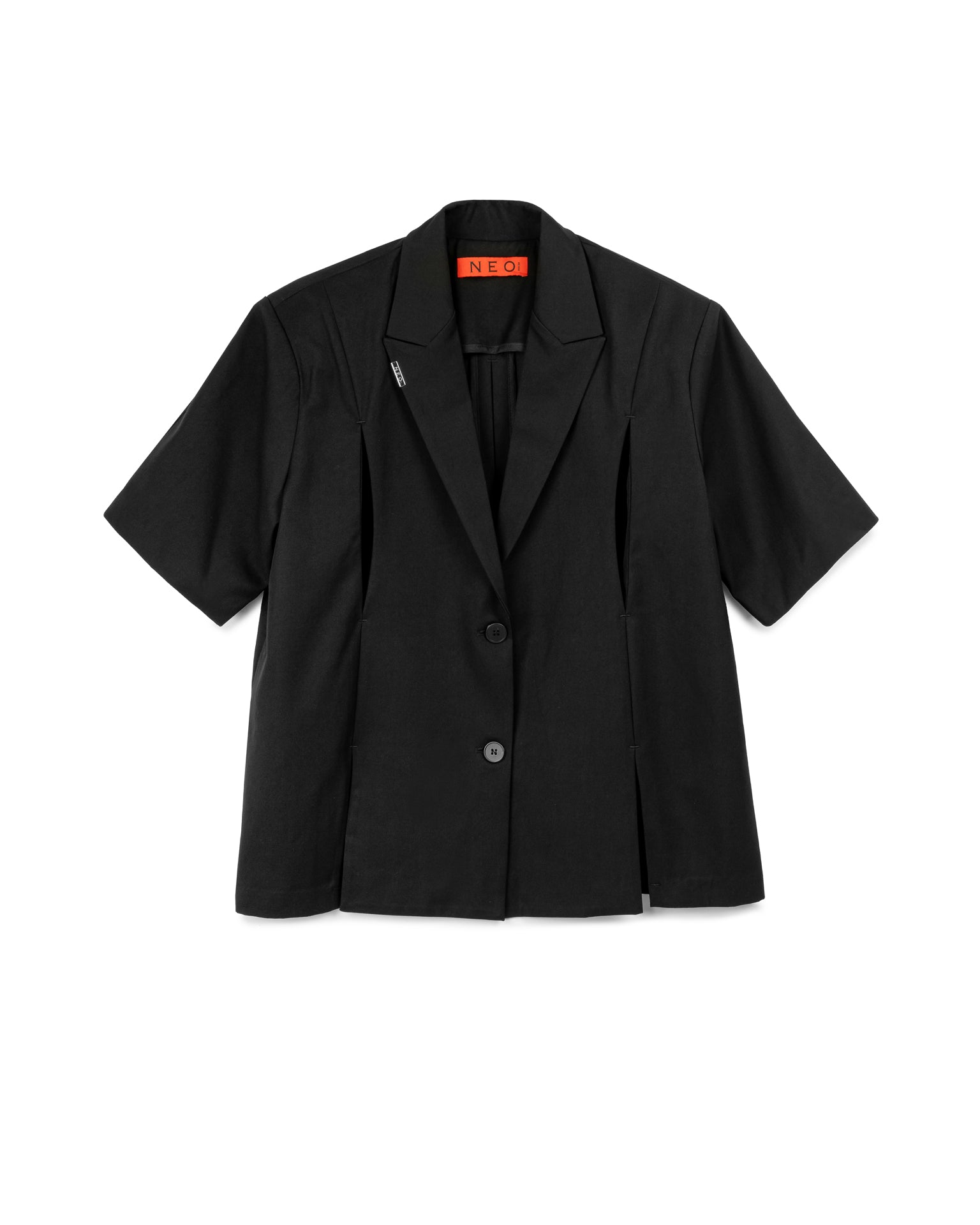 N E O CH.1 Chipped Short Sleeve Blazer