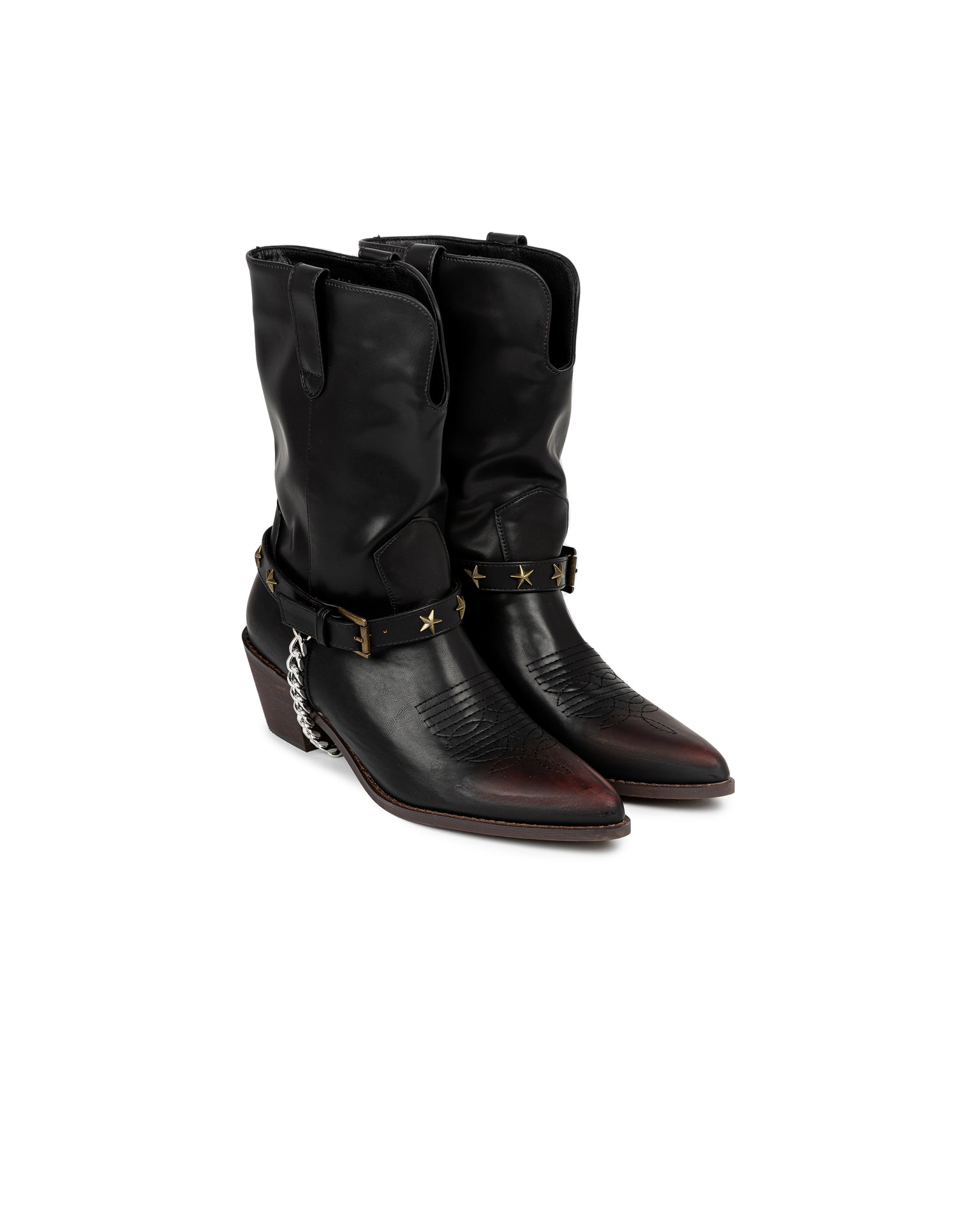 Starstruck Chain Cowboy Boots