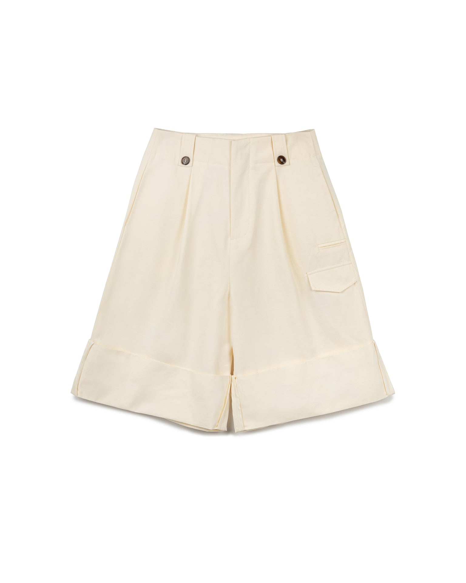 High-waist Cropped Jorts