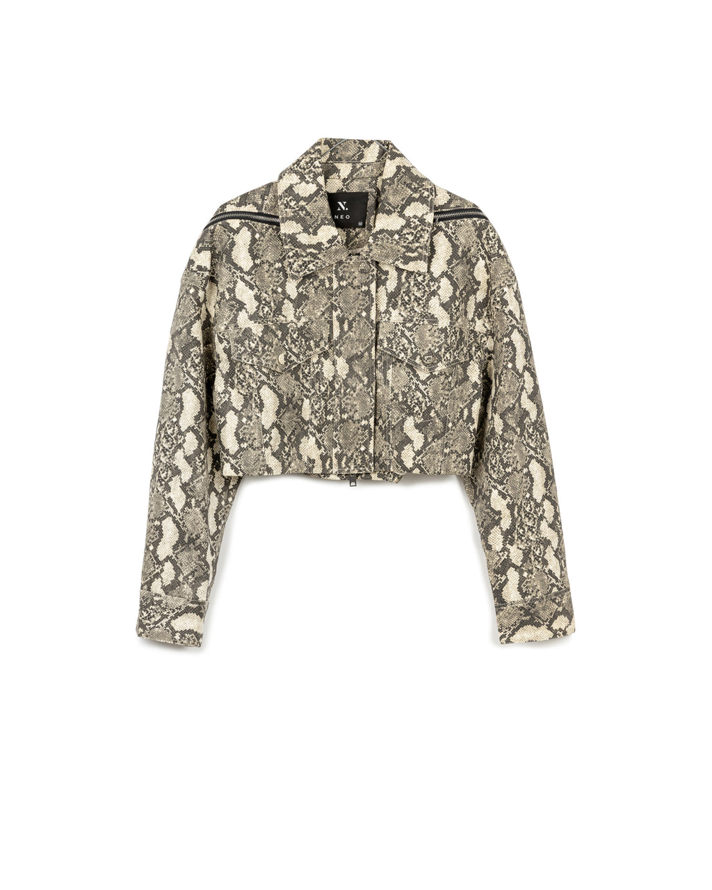 Designer Snake Cropped Blazer