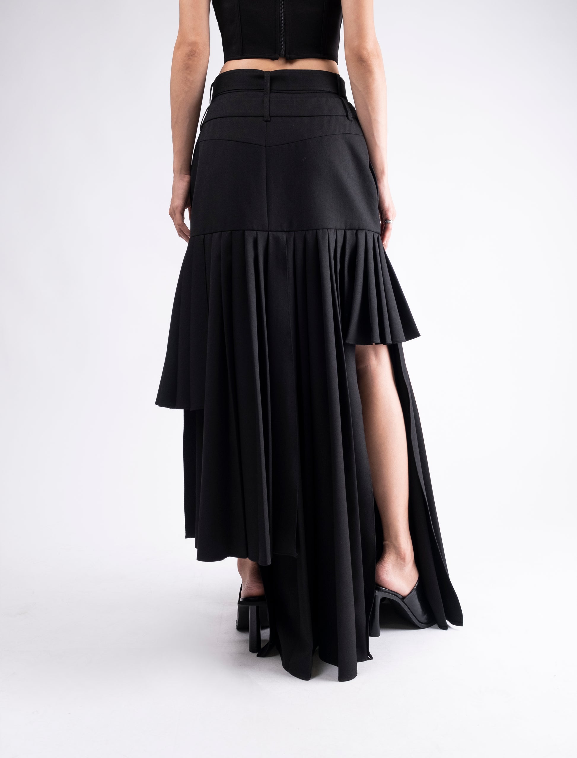Designer Pleated Skirt