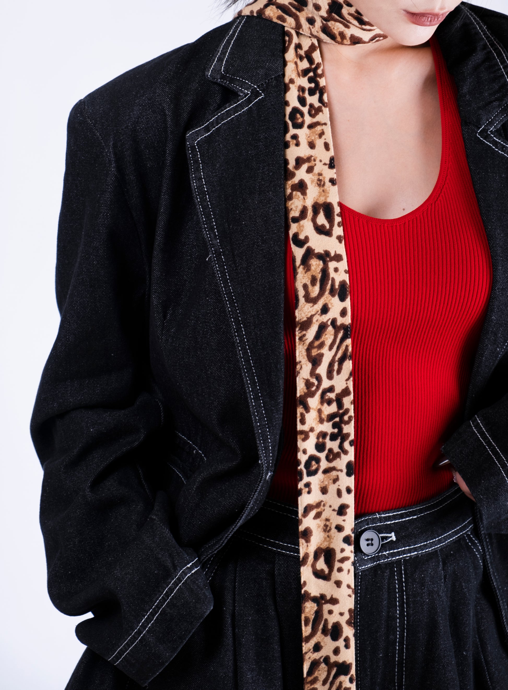 Leopard Styling Tie
