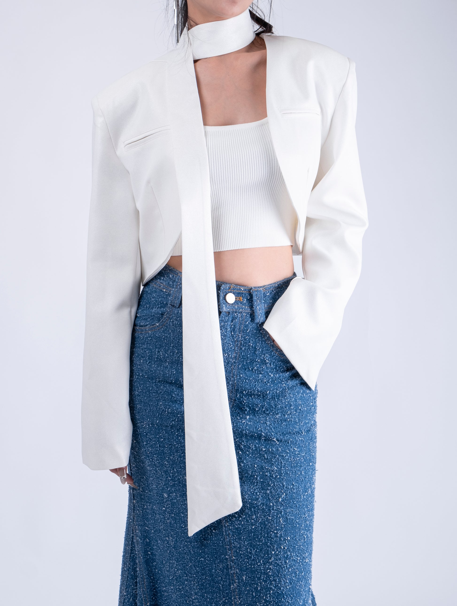 Blazer with Tie