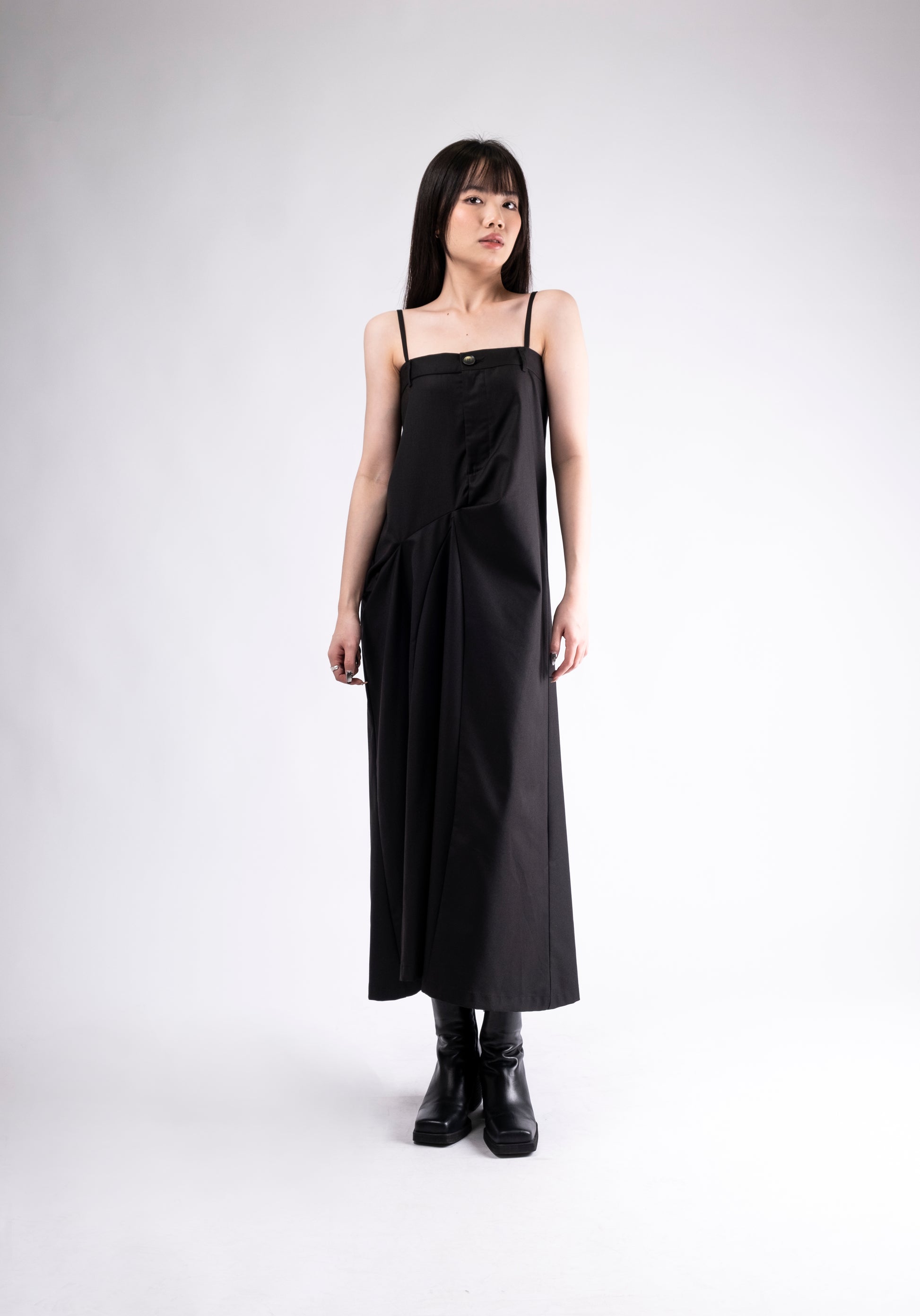 Ruched Strappy Dress