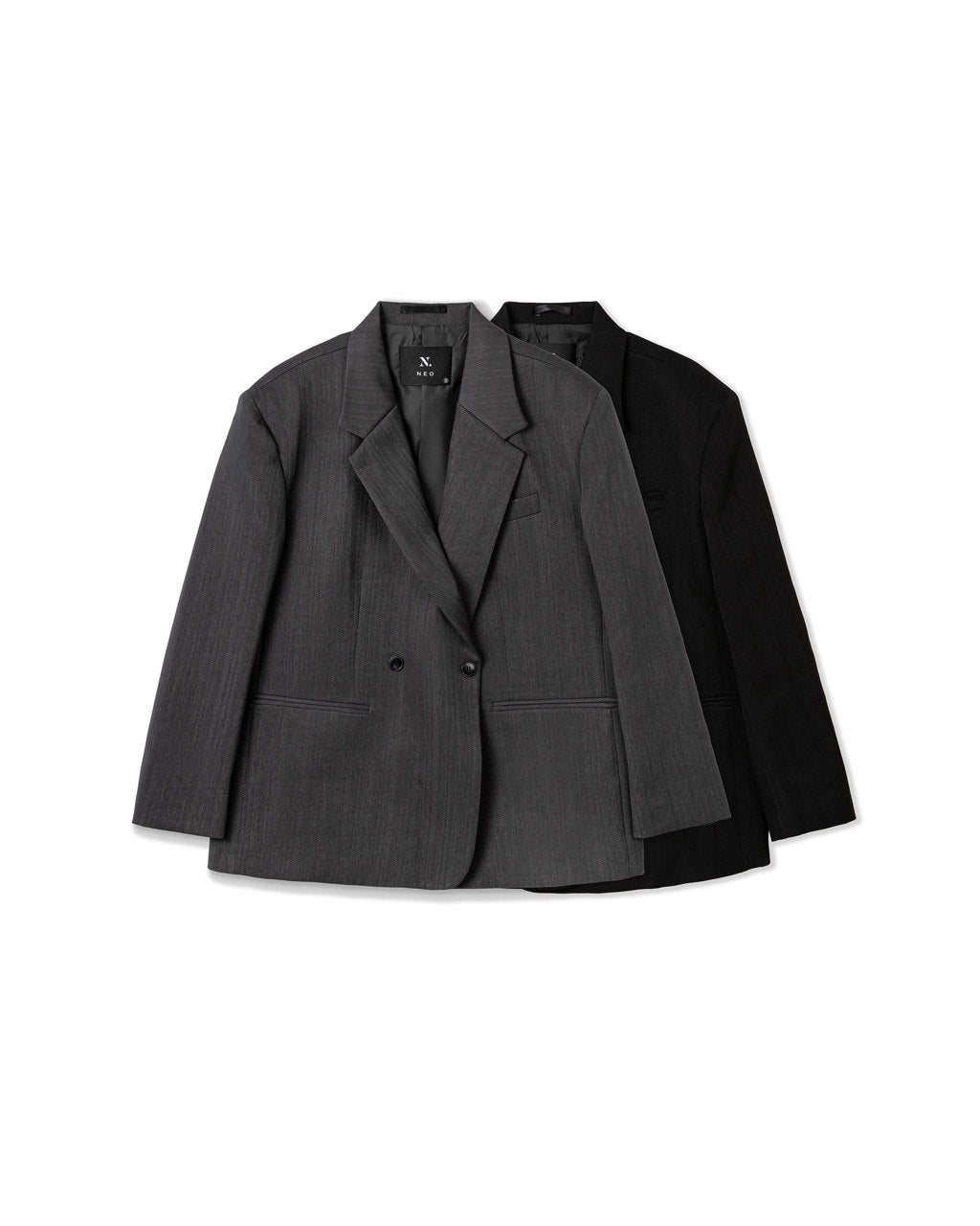 Broad Shoulder Blazer