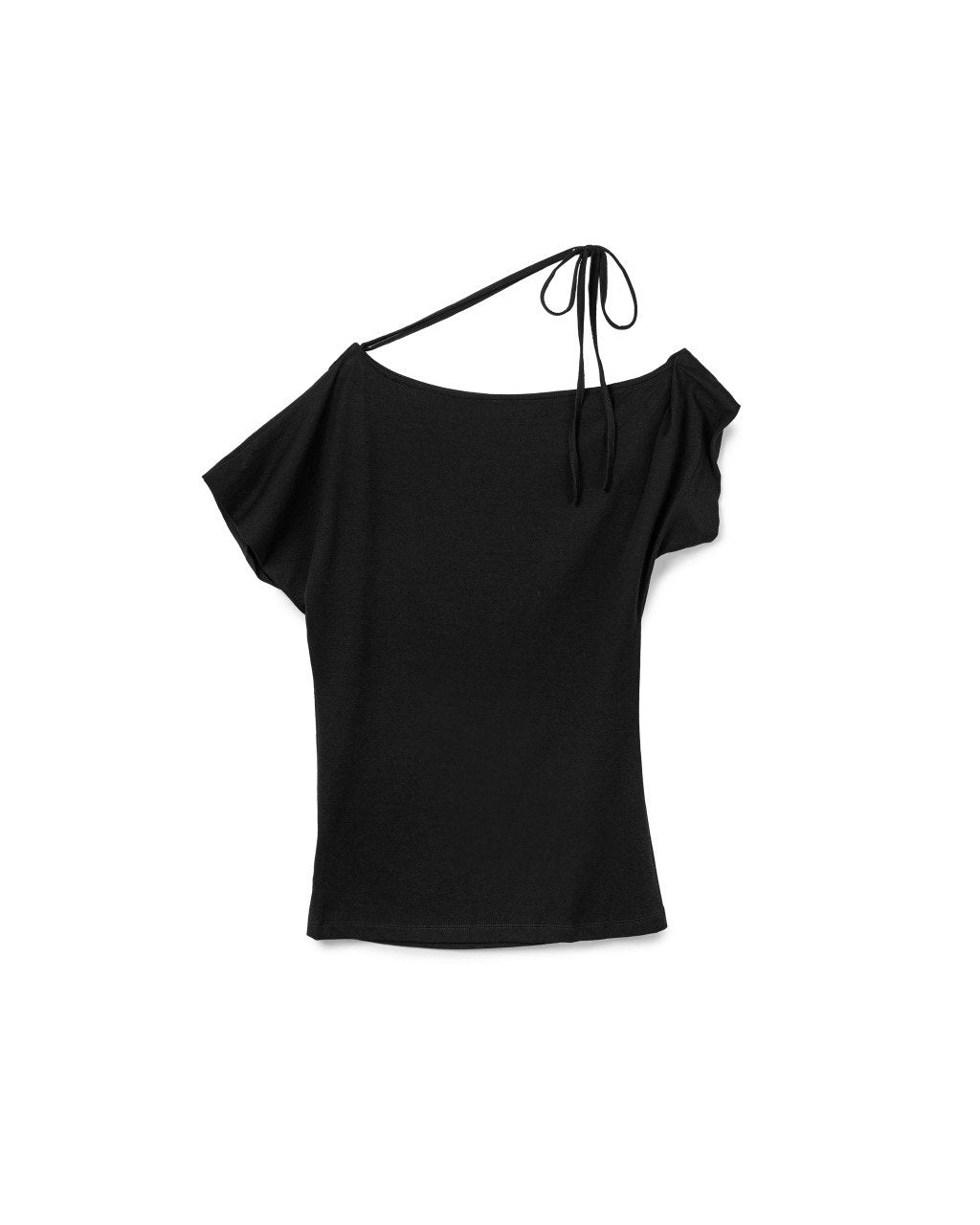 Off Shoulder Top with Neck Tie