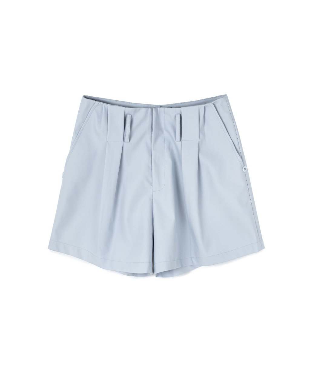 Soft Pleated Shorts