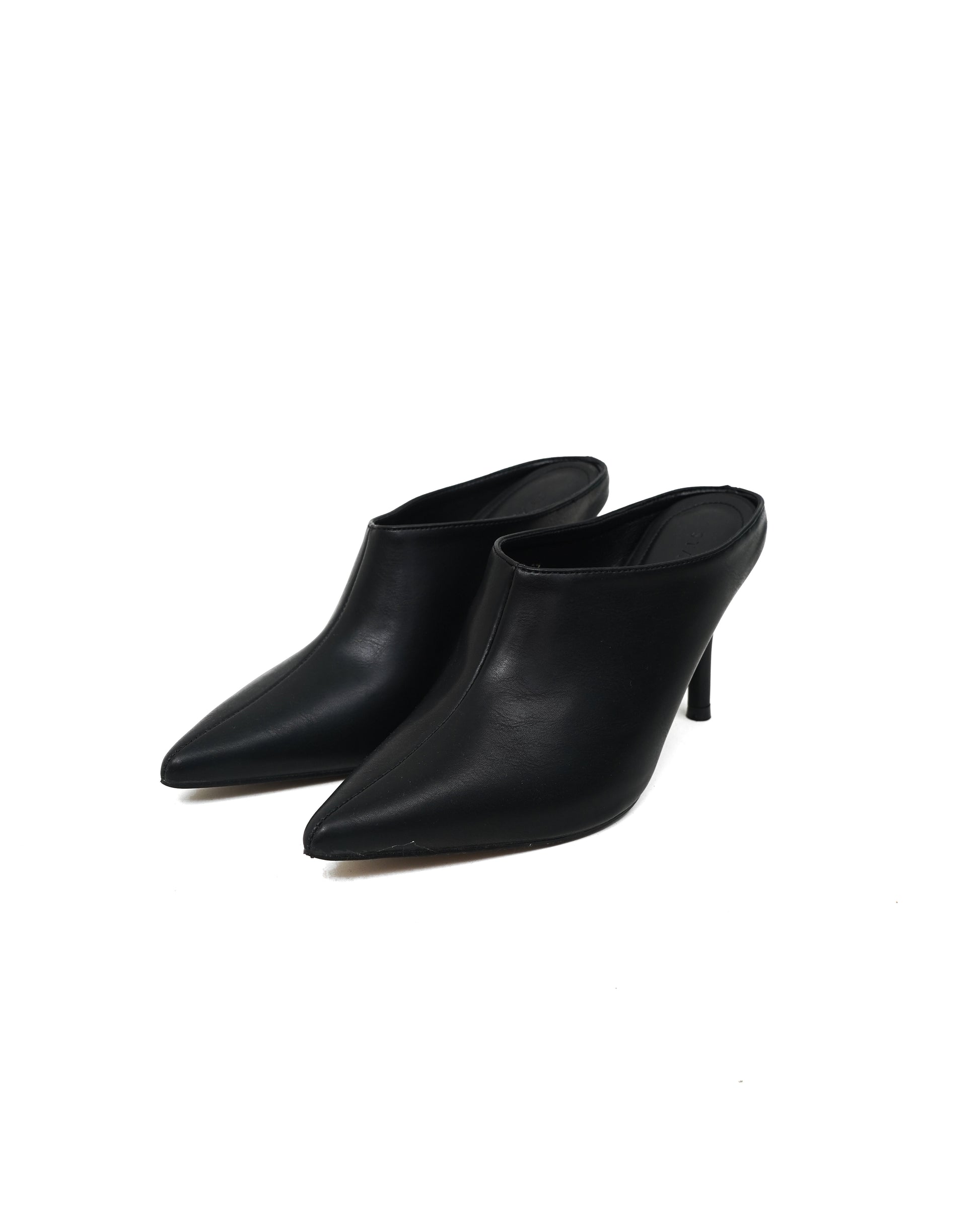 Flip On Pointed Toe Heels
